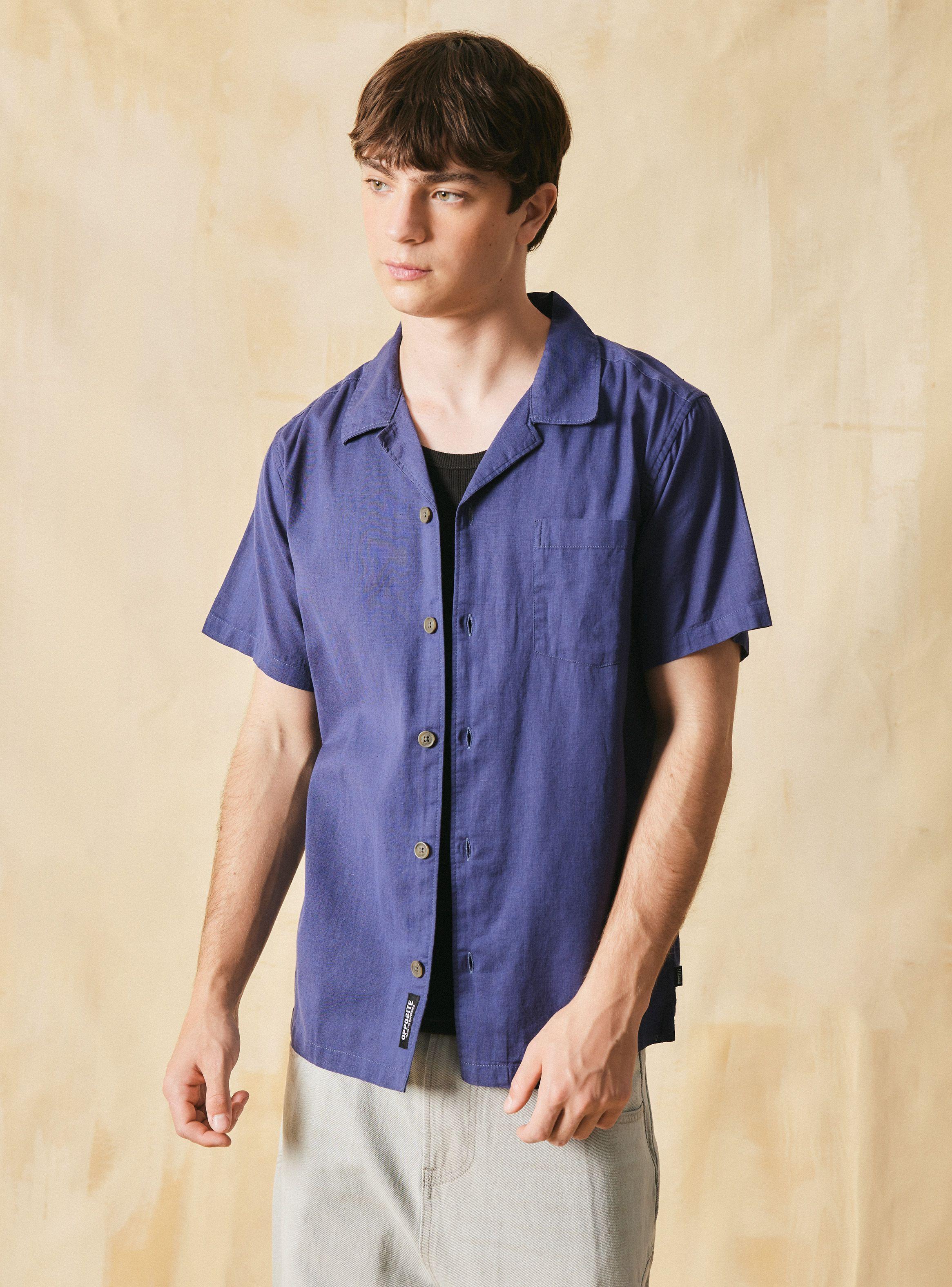 Camisa Elaborada con Lino-0