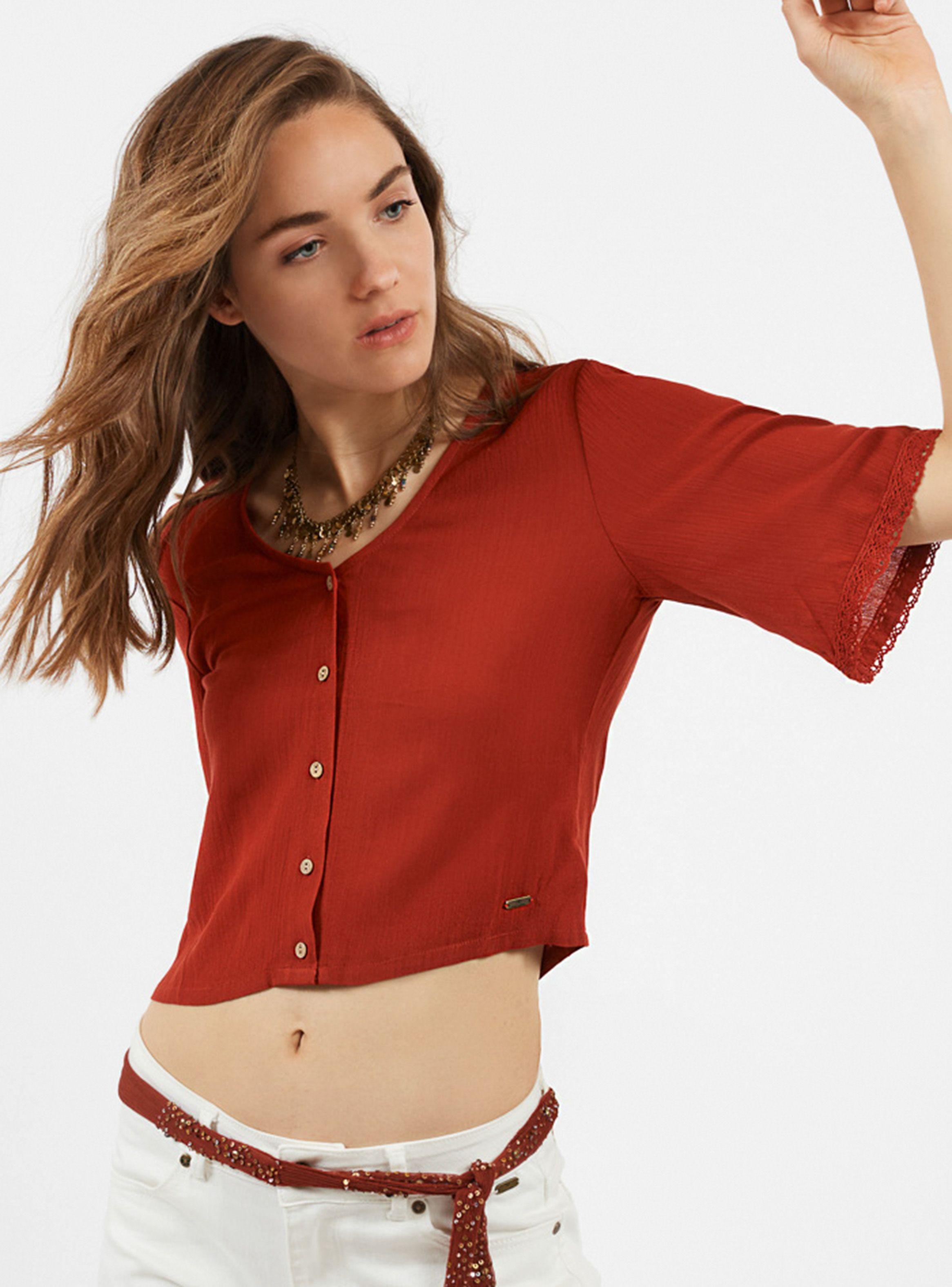 Blusa con Botones y Manga 3/4 Umbrale Be-0