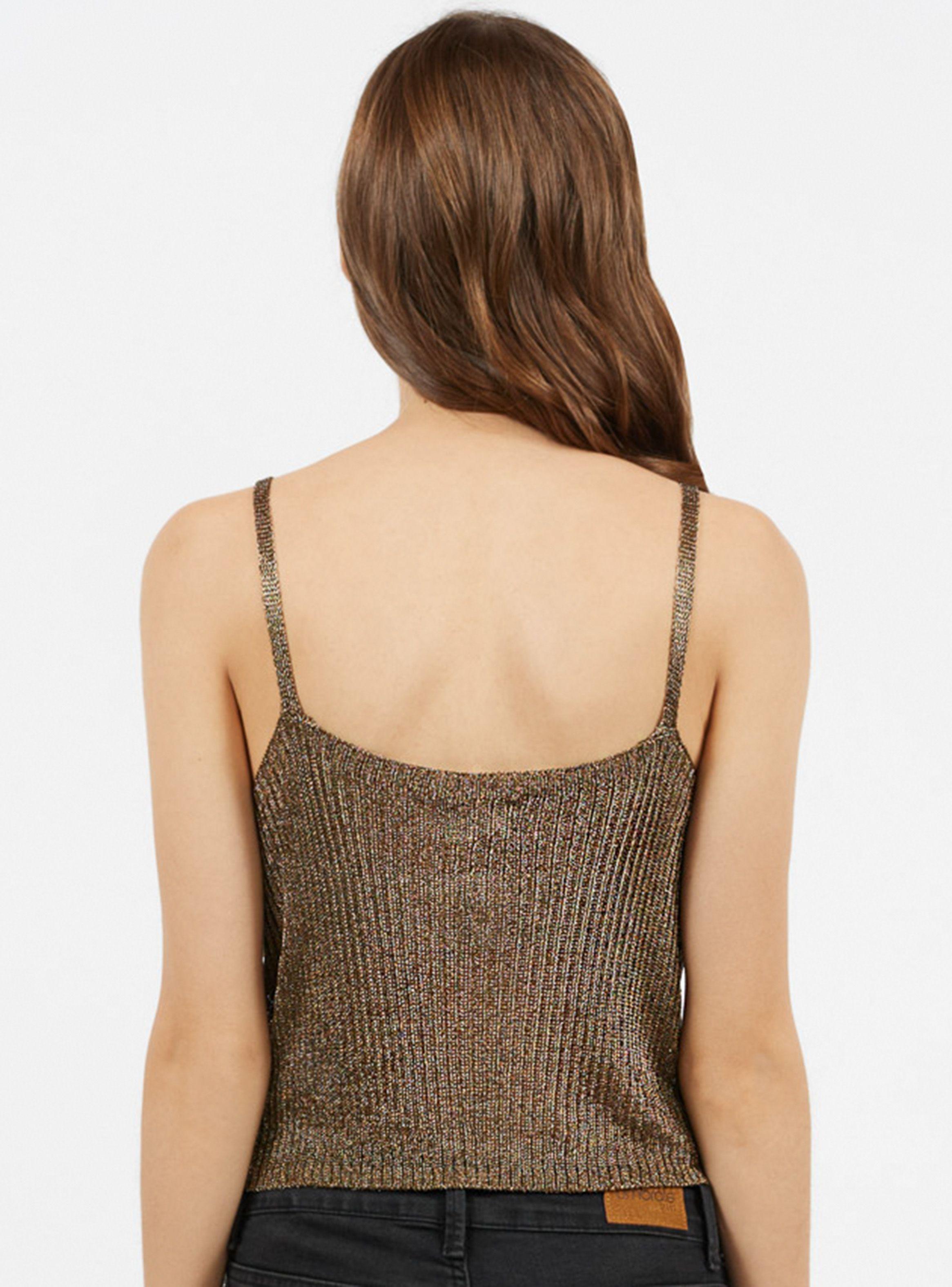 Polera Noche Brillante Halter Umbrale Be-1