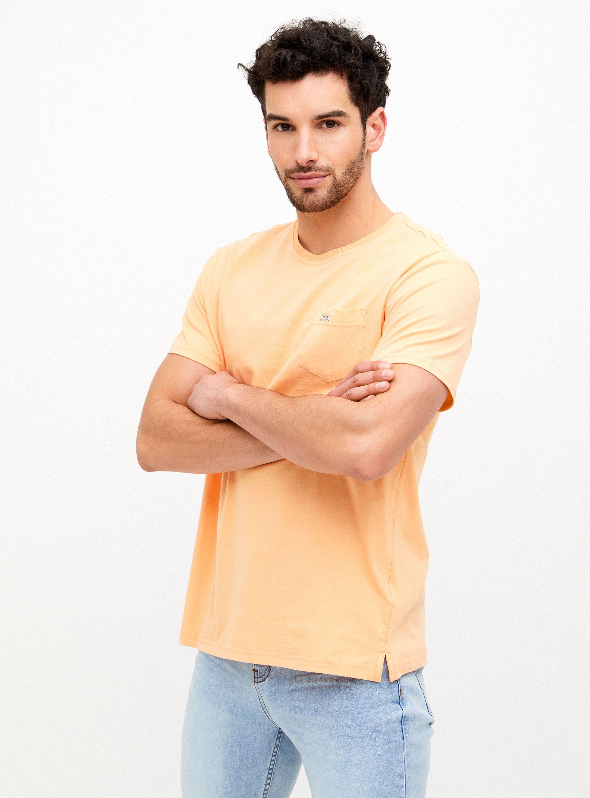 Polera Color Sólido Manga Corta-0