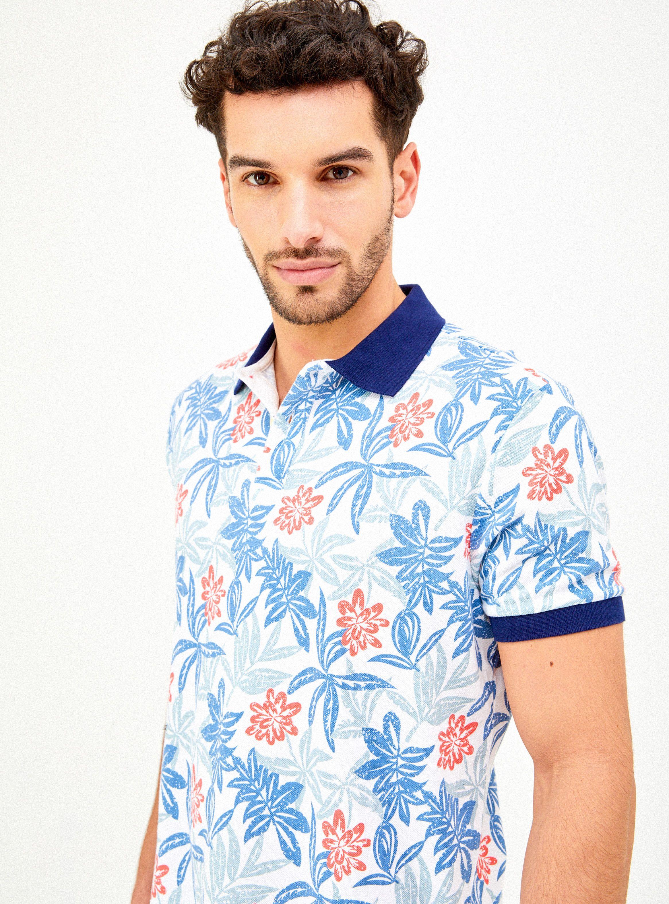 Polera Piqué Print Manga Corta-2