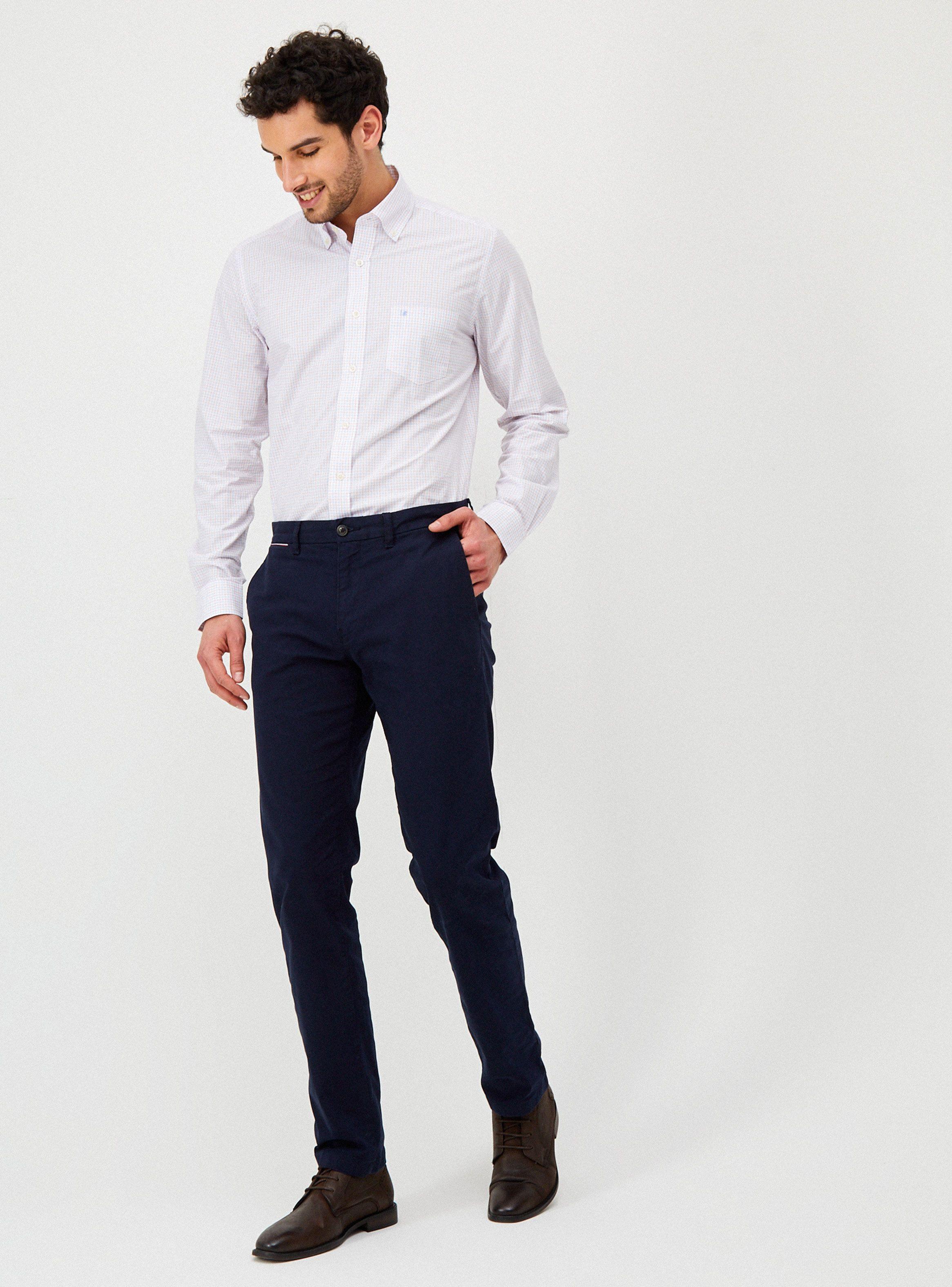 Camisa Cuadros Básica Manga Larga-3