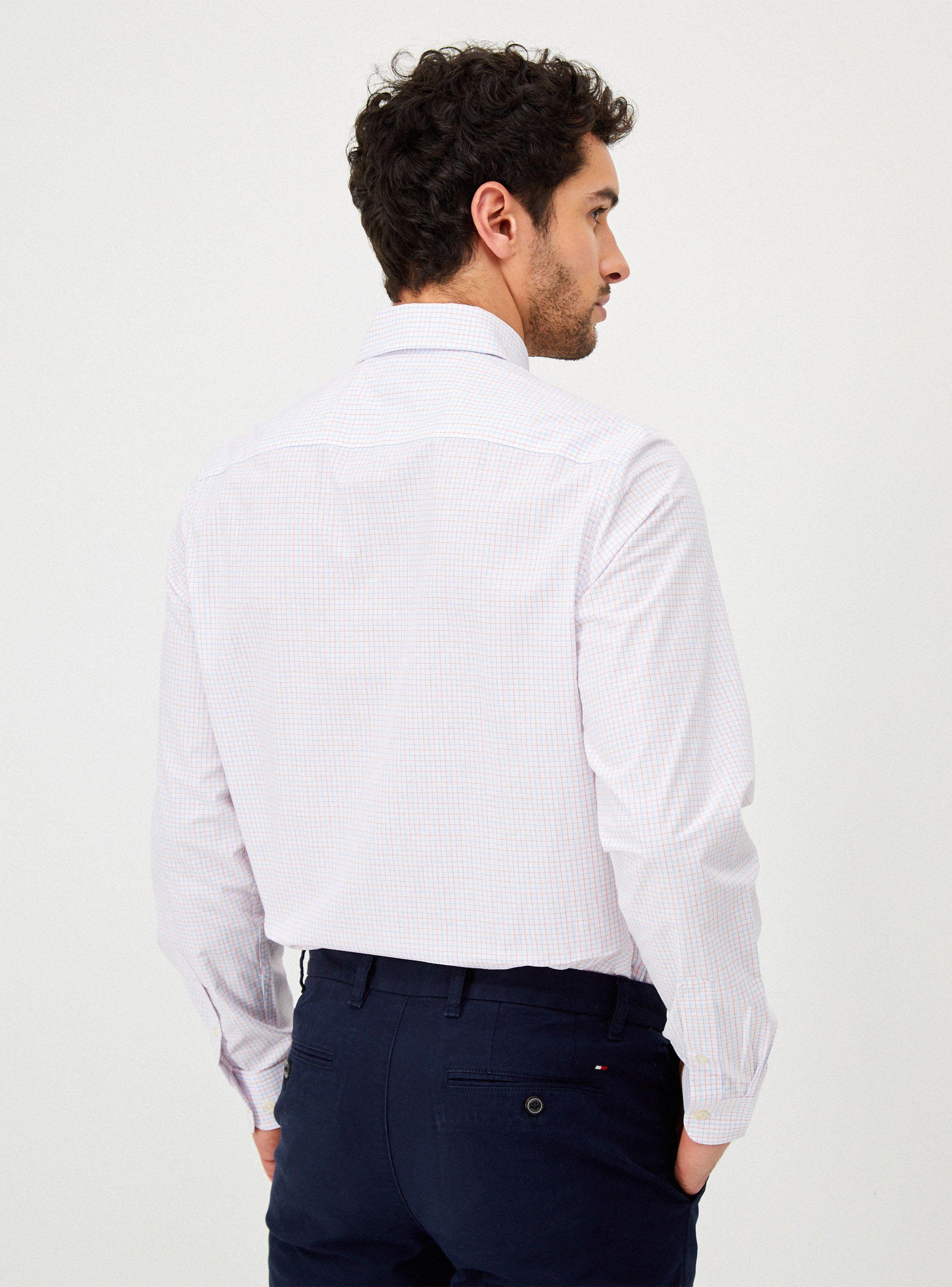 Camisa Cuadros Básica Manga Larga-1