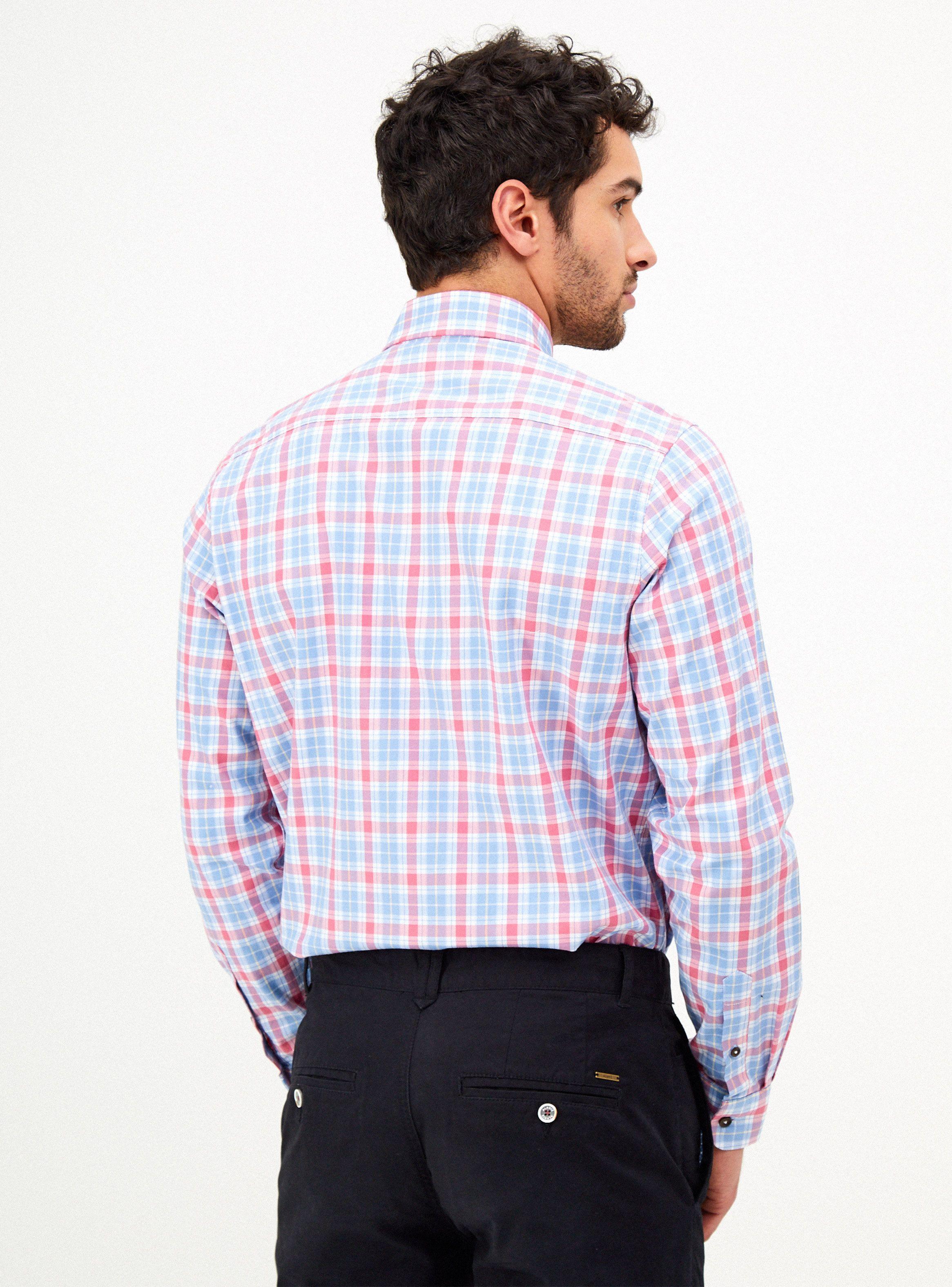 Camisa Casual Cuadros Multicolor-1