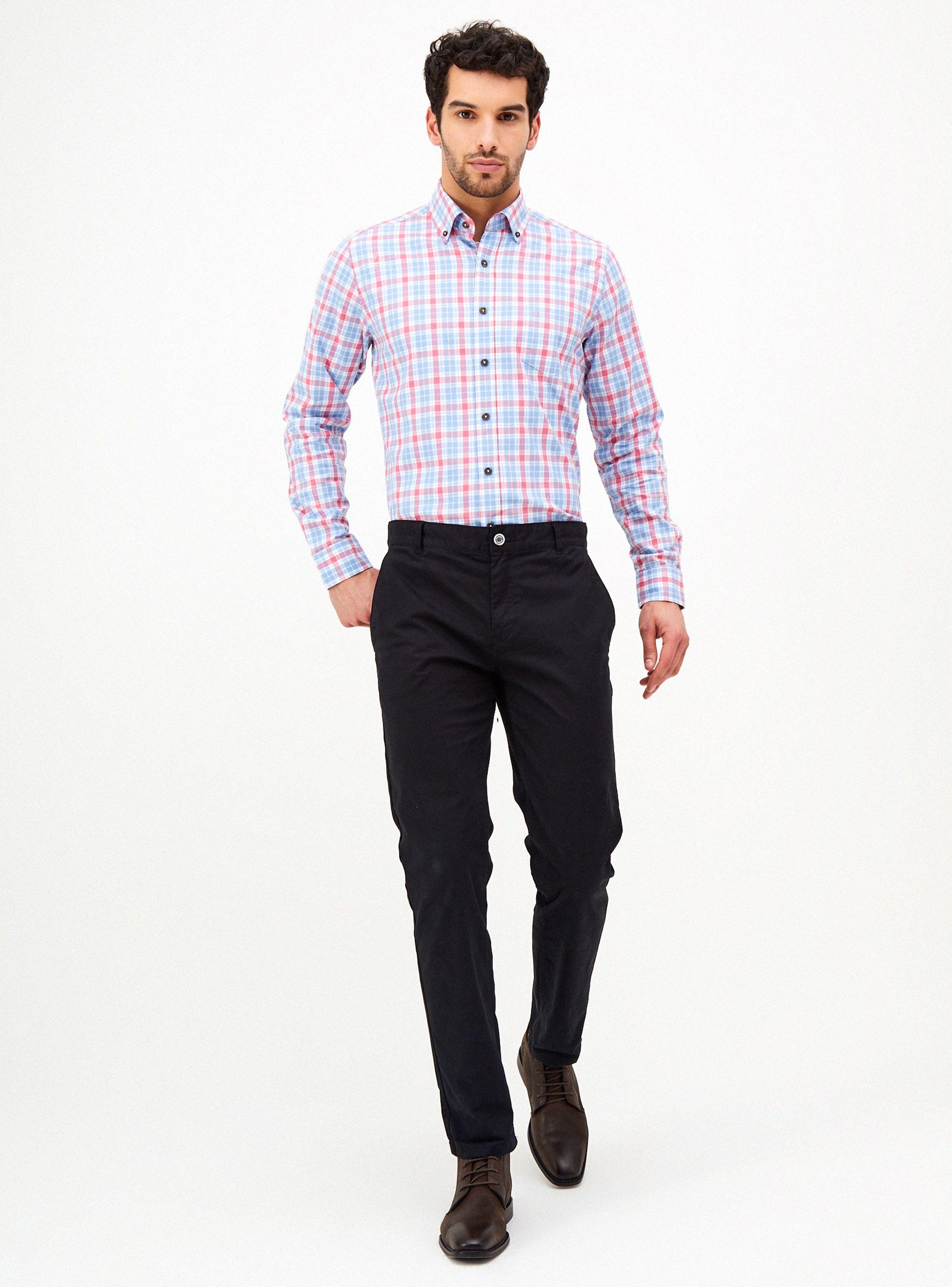 Camisa Casual Cuadros Multicolor-3