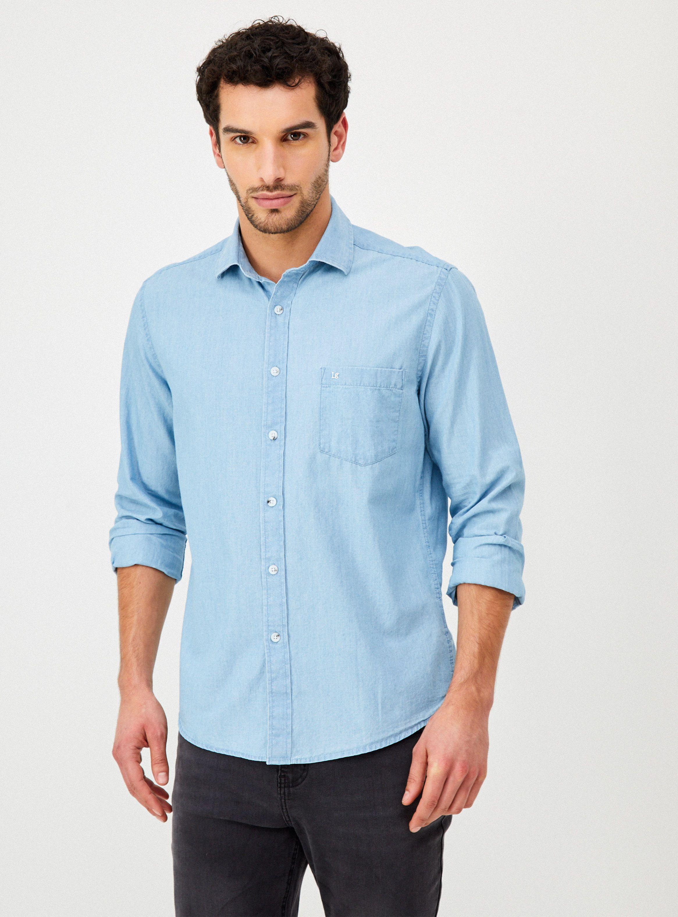 Camisa Lisa Look Denim-0