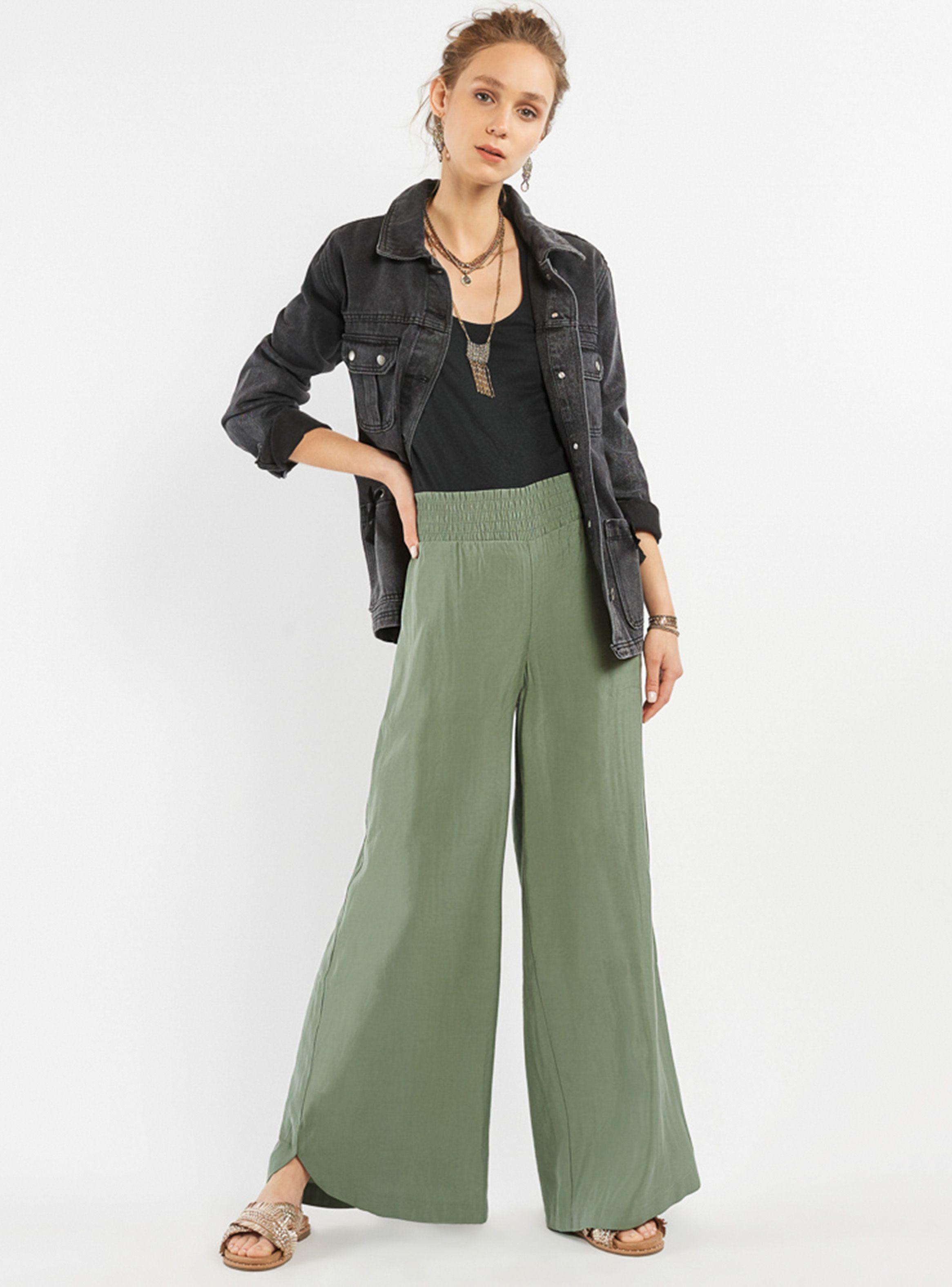 Pantalón Ancho Abertutra en Costados Umbrale Woman-3