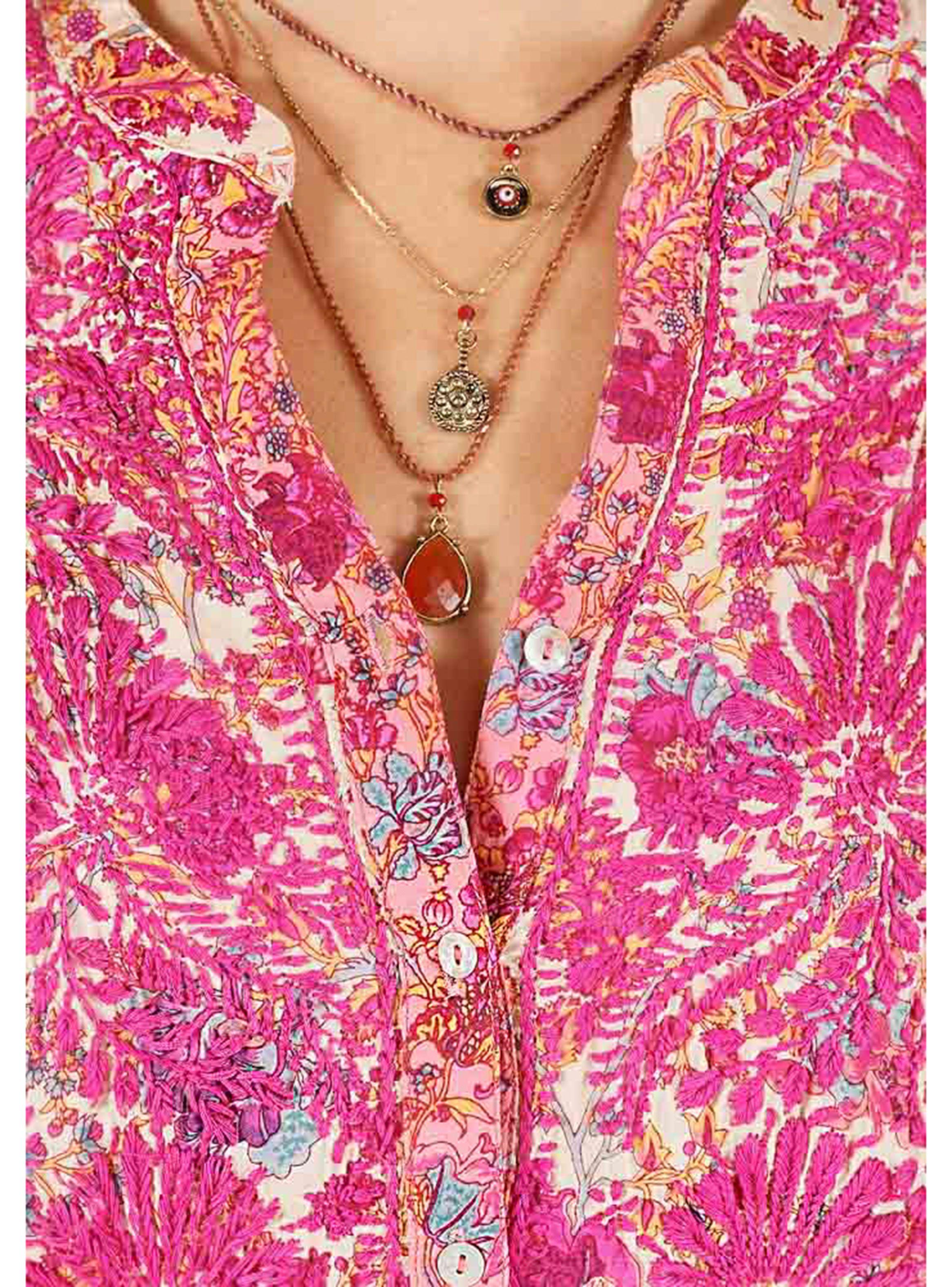 Vestido Túnica Bordada India-3