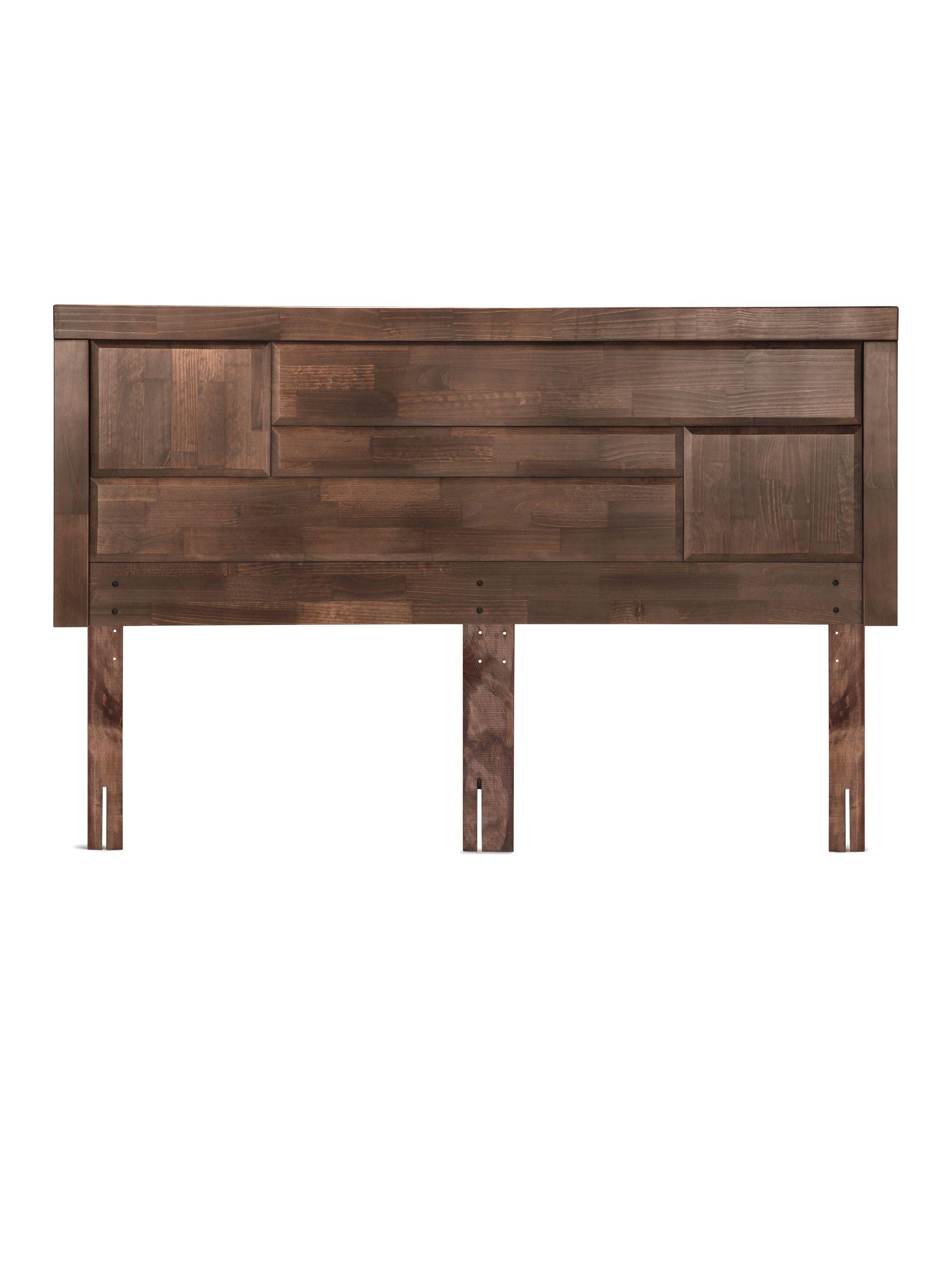 Cama Europea Autonomy Land King + Respaldo Café Oscuro-3