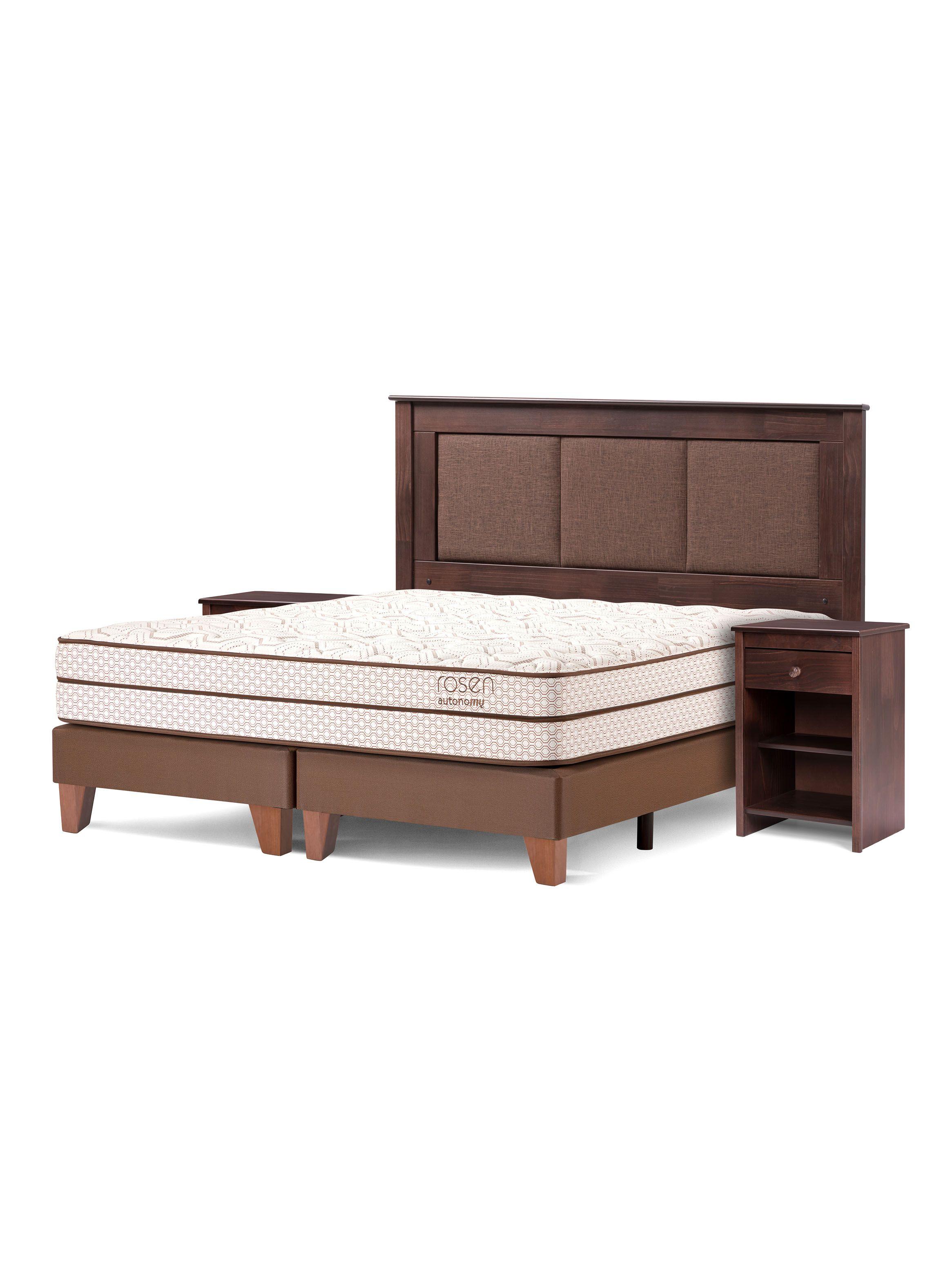 Cama Europea Autonomy Land 2 Plazas + Muebles-0