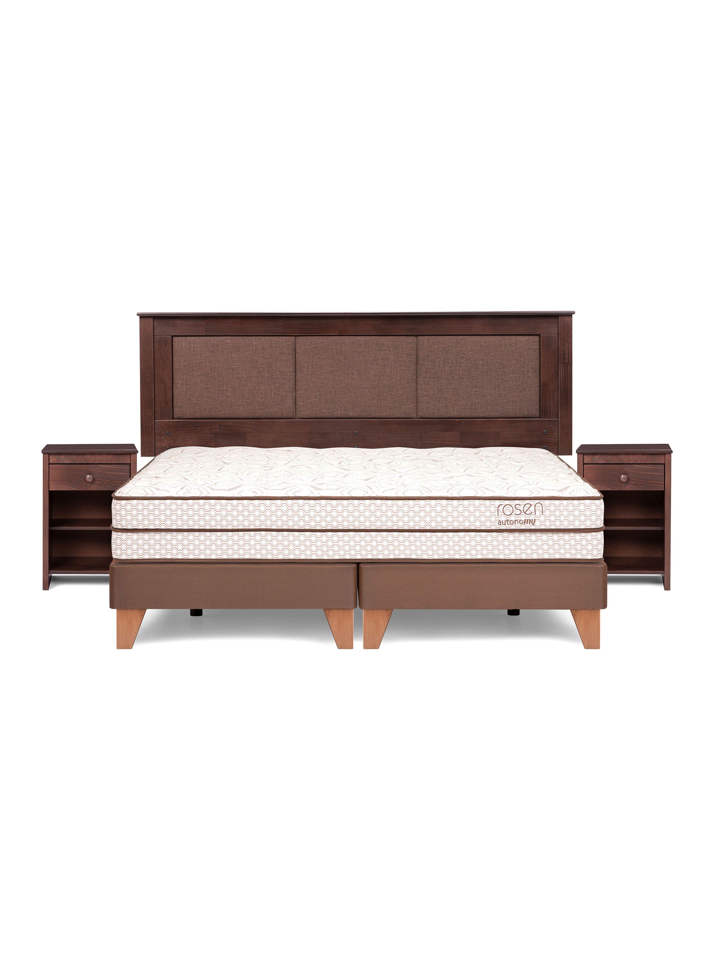 Cama Europea Autonomy Land King + Set de Muebles-1