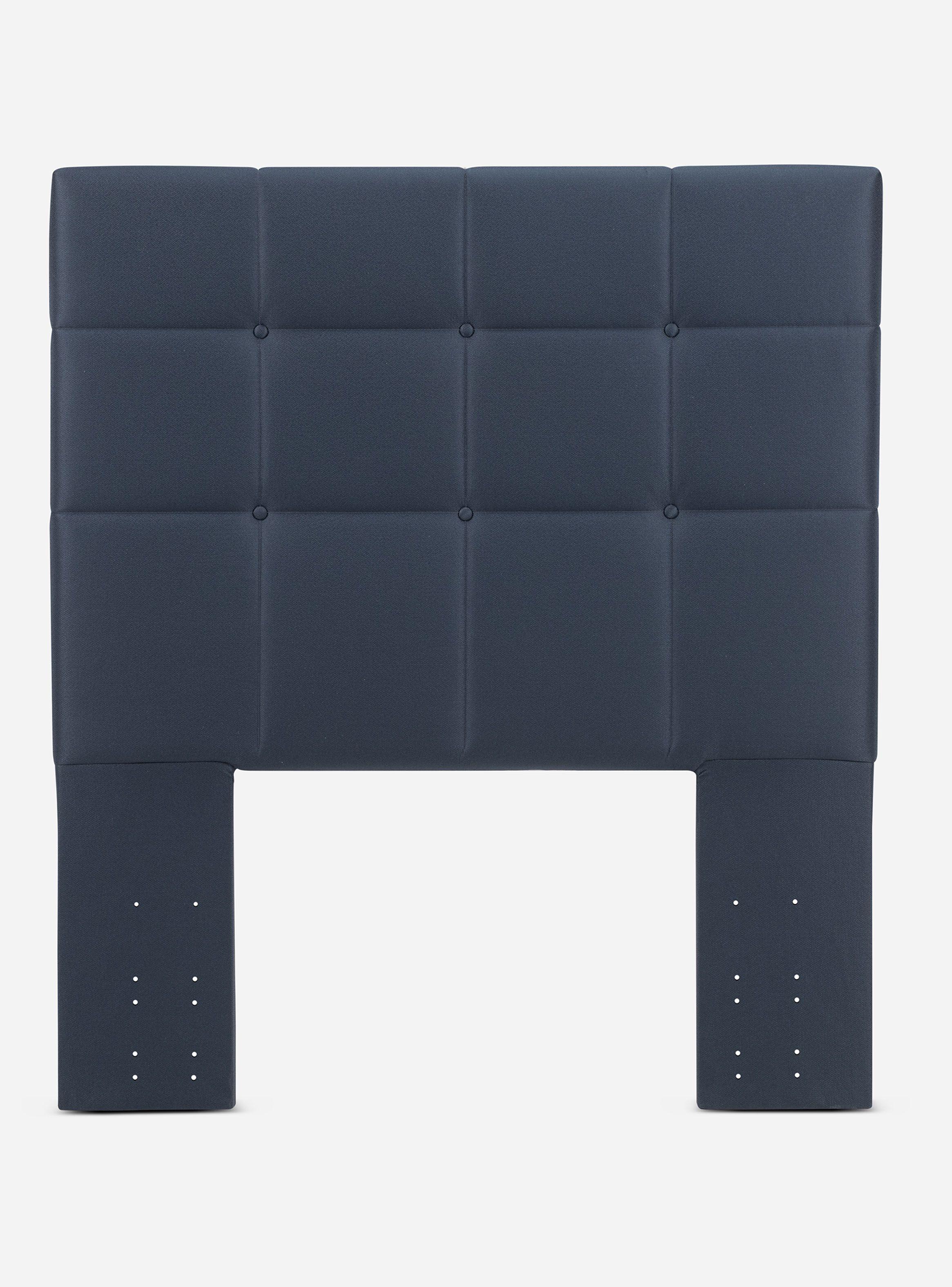 Cama Europea Autonomy Sky 1.5 Plazas + Respaldo Azul Oscuro-2