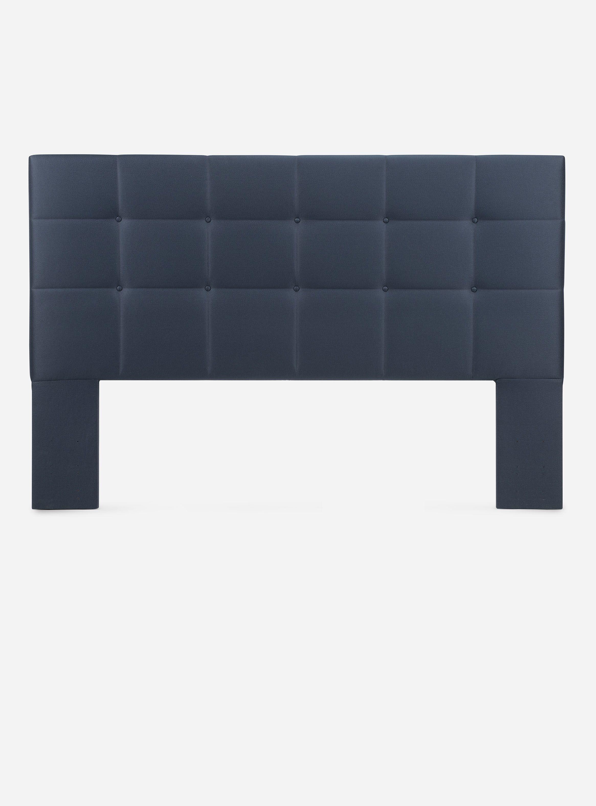 Cama Europea Autonomy Sky King + Respaldo Azul Oscuro-2