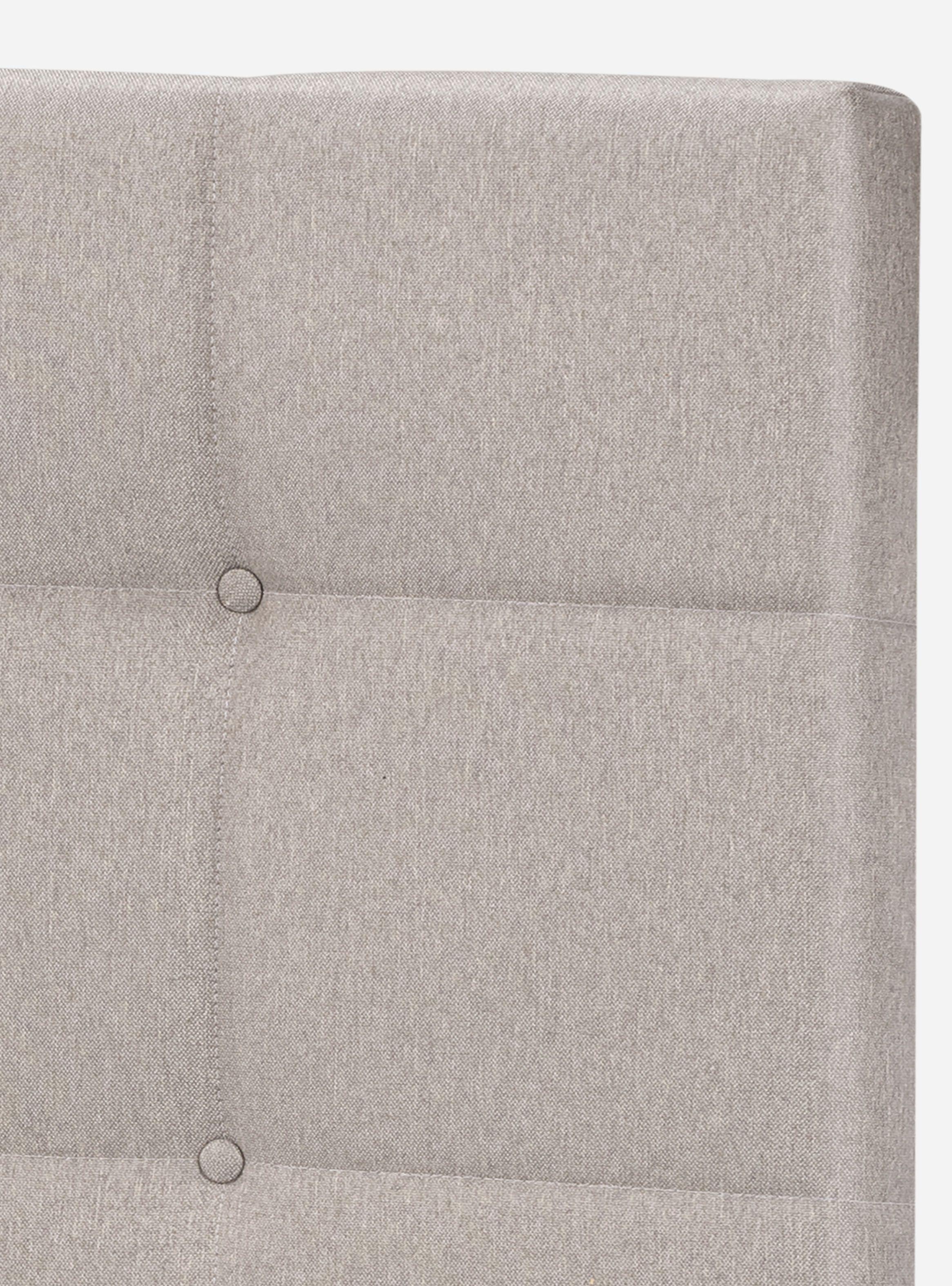 Cama Europea Tempo Súper King + Respaldo Issey Niebla-4