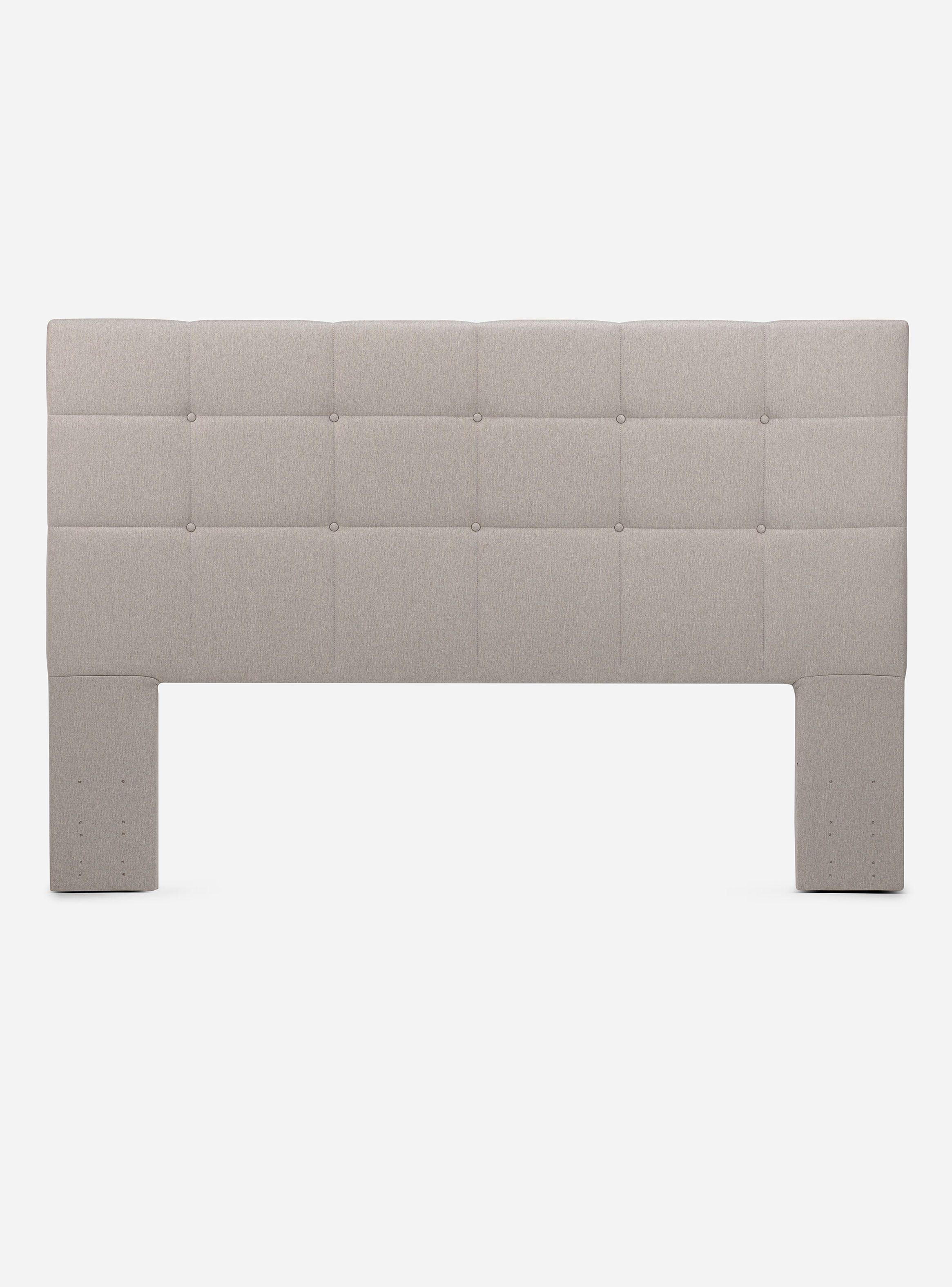 Cama Europea Tempo Súper King + Respaldo Issey Niebla-2