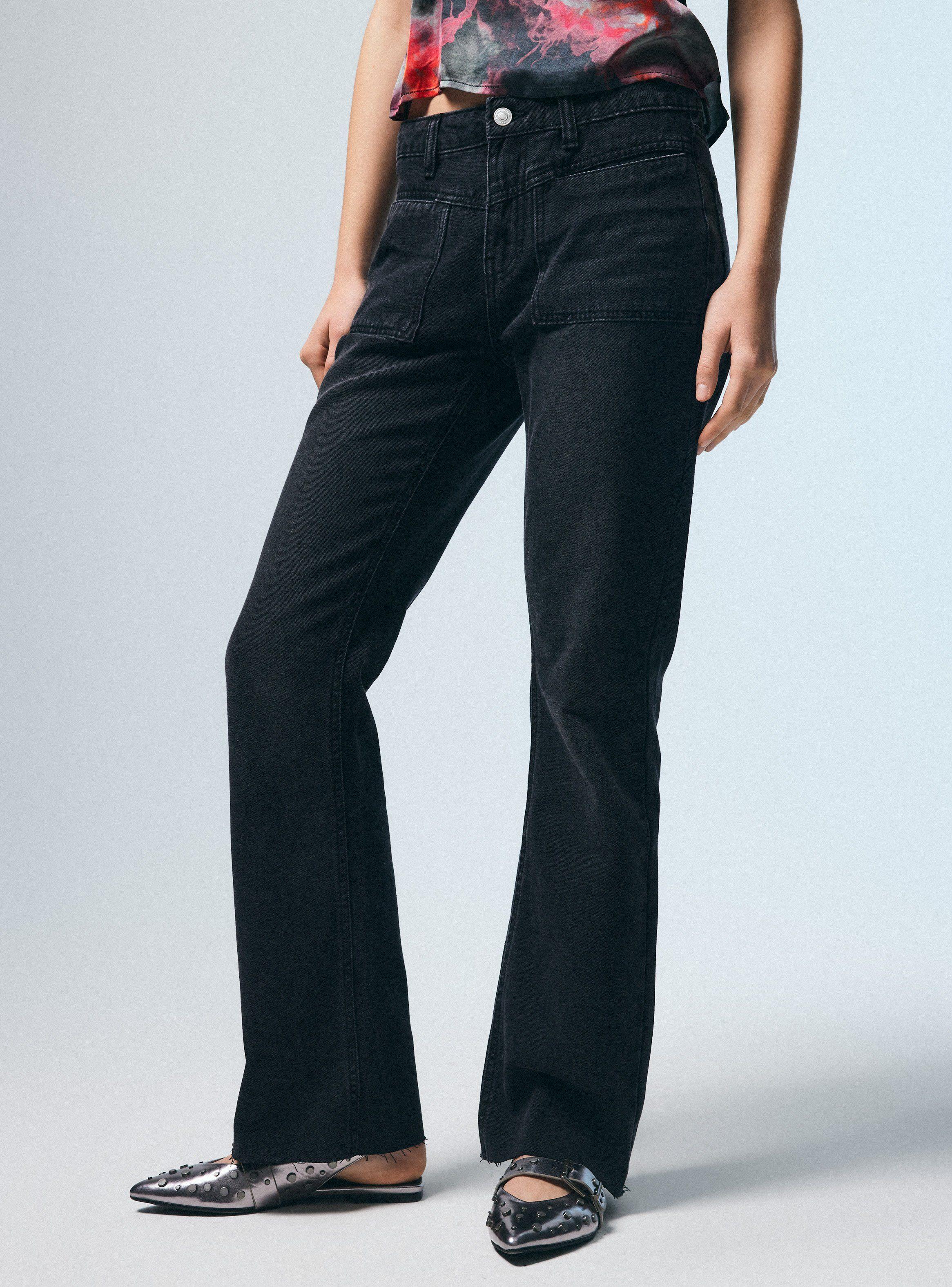 Jeans Bootcut Bolsillos-0