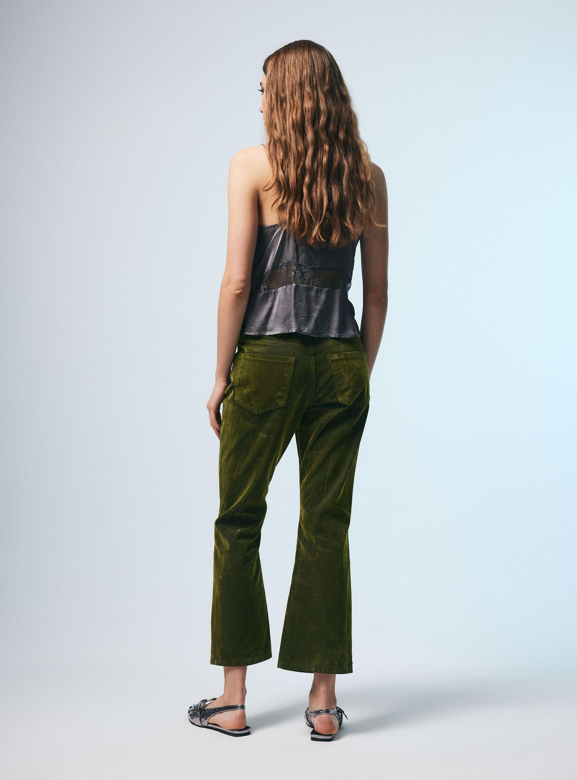 Jeans Straight Efecto Terciopelo-5