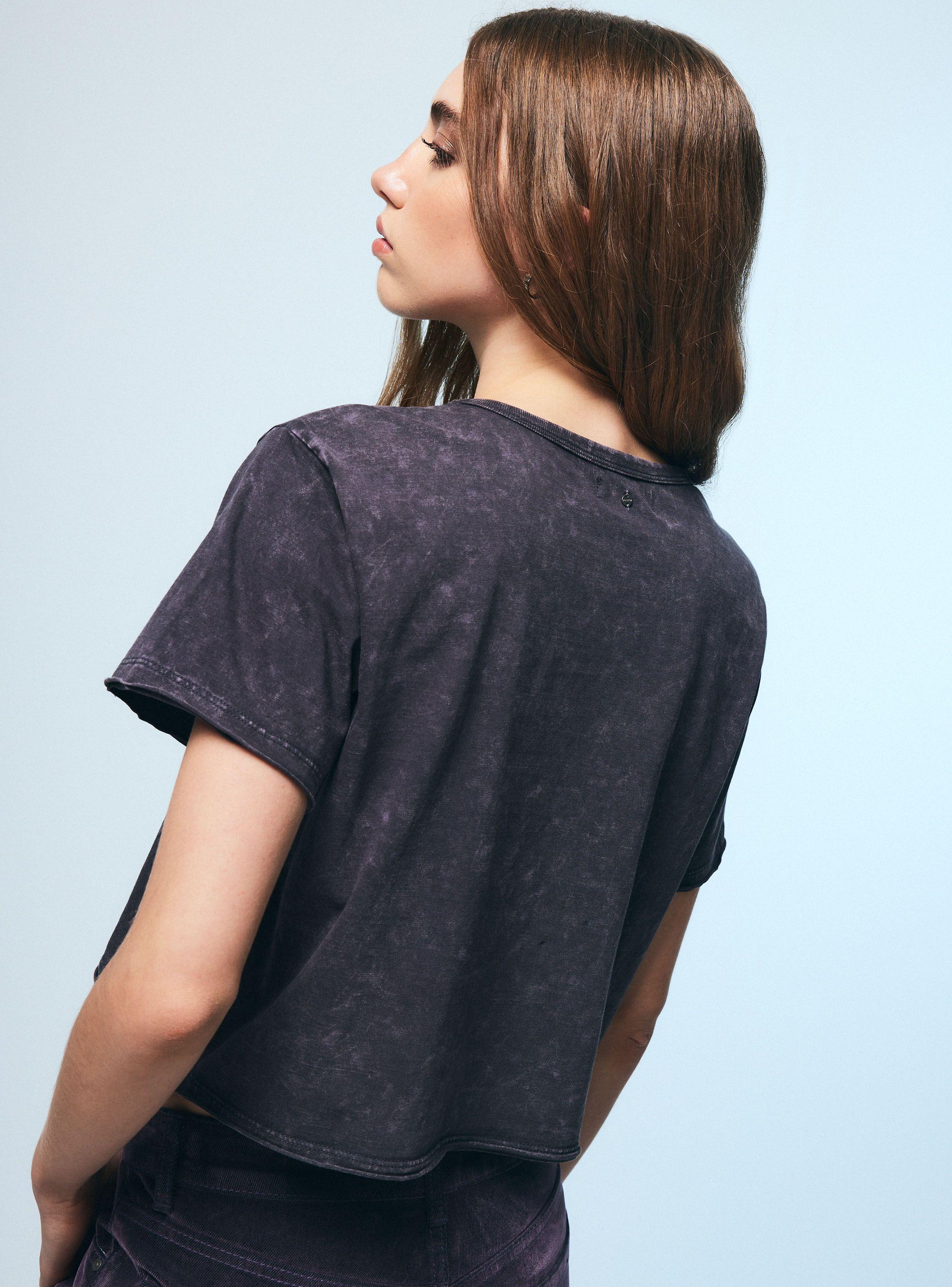 Polera Lavada con Bordado Delantero-3