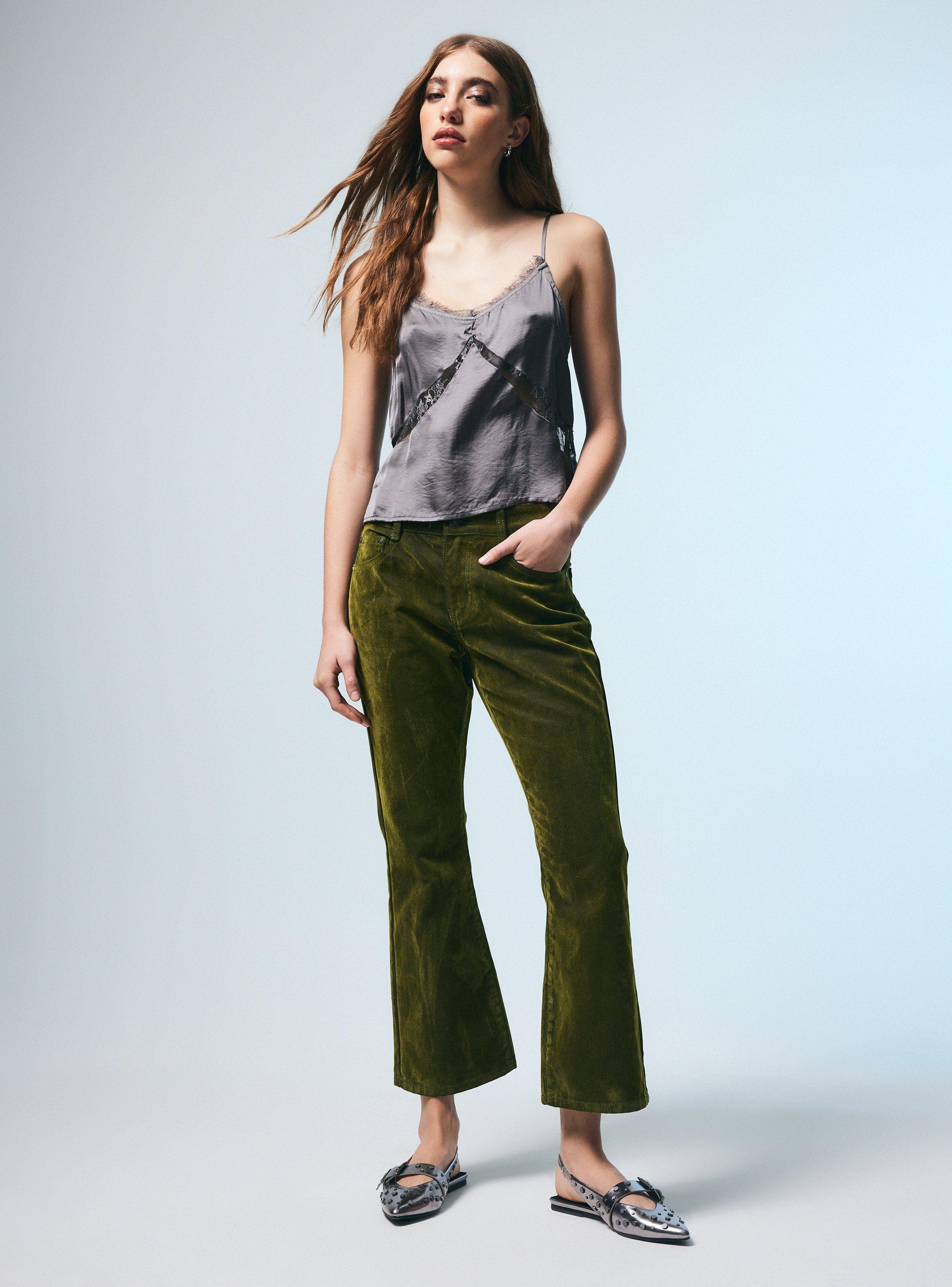Blusa Lencera Satinada con Encaje-4