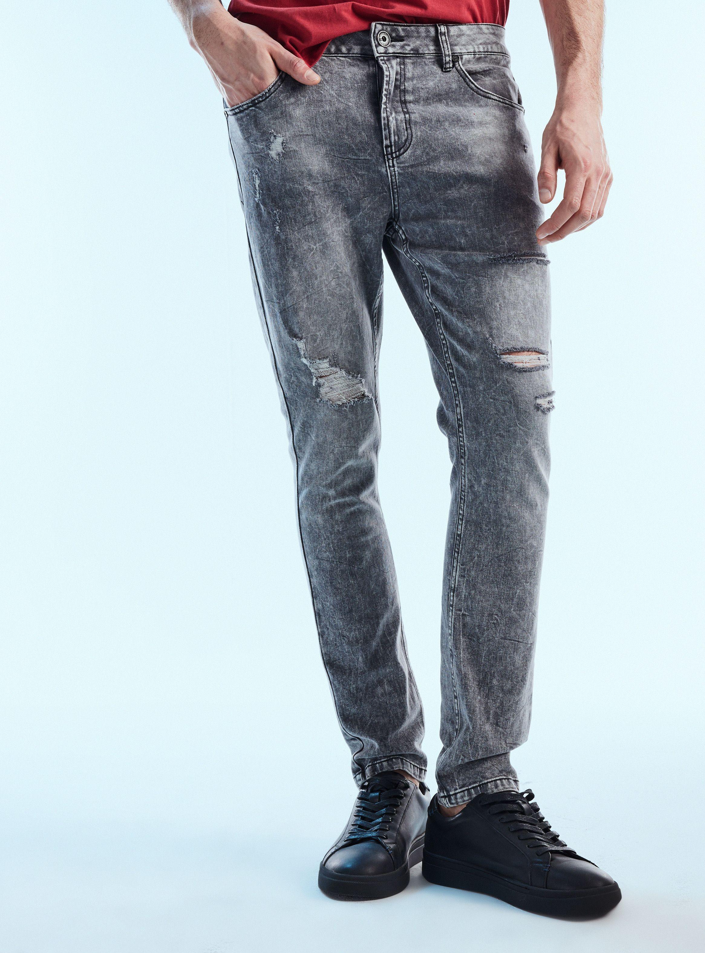 Jeans Skinny Ed Hardy Roturas Bordado Bolsillo Trasero-0