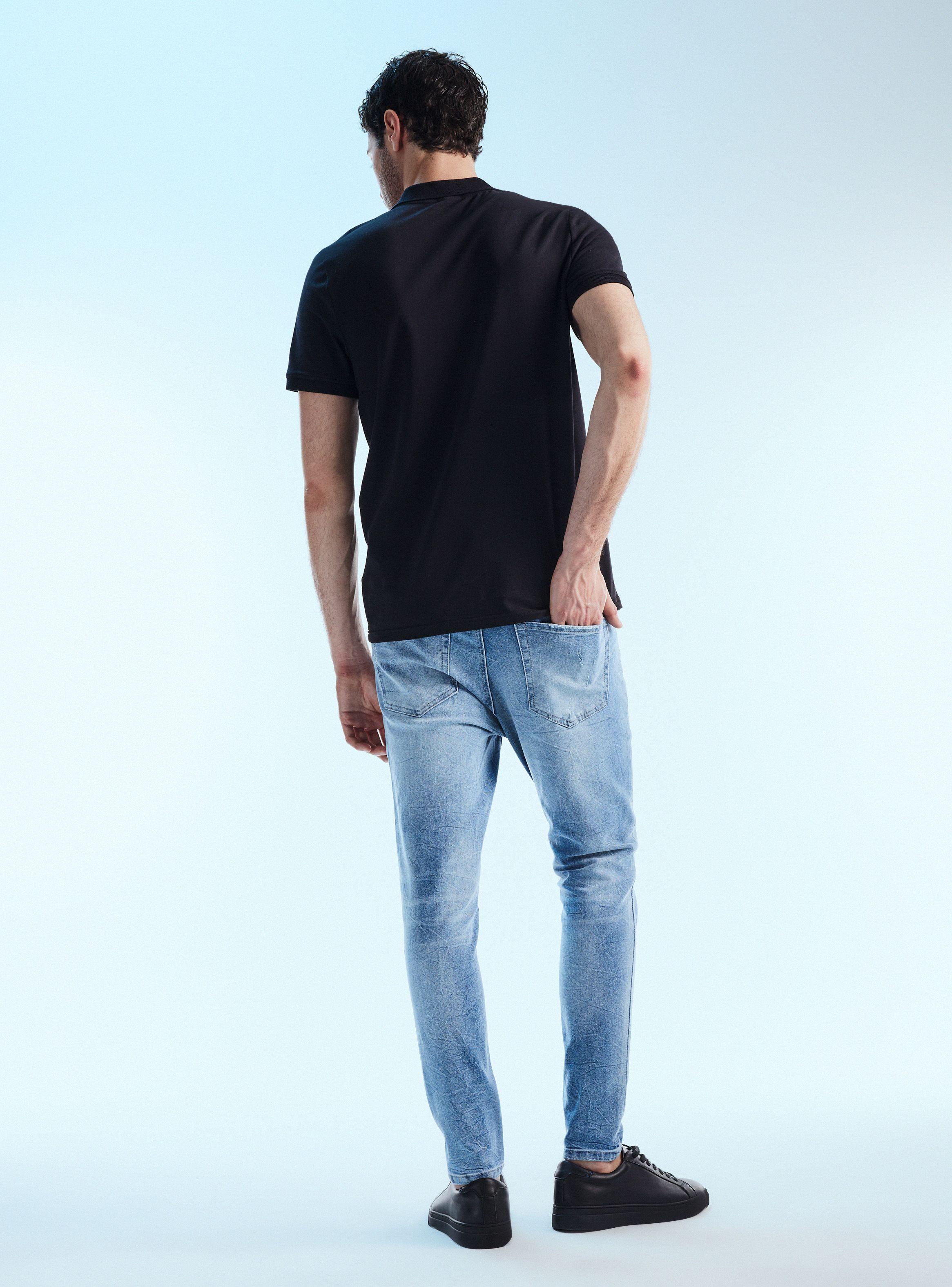 Jeans Súper Skinny Sobreteñido Ed Hardy Rasguños-5