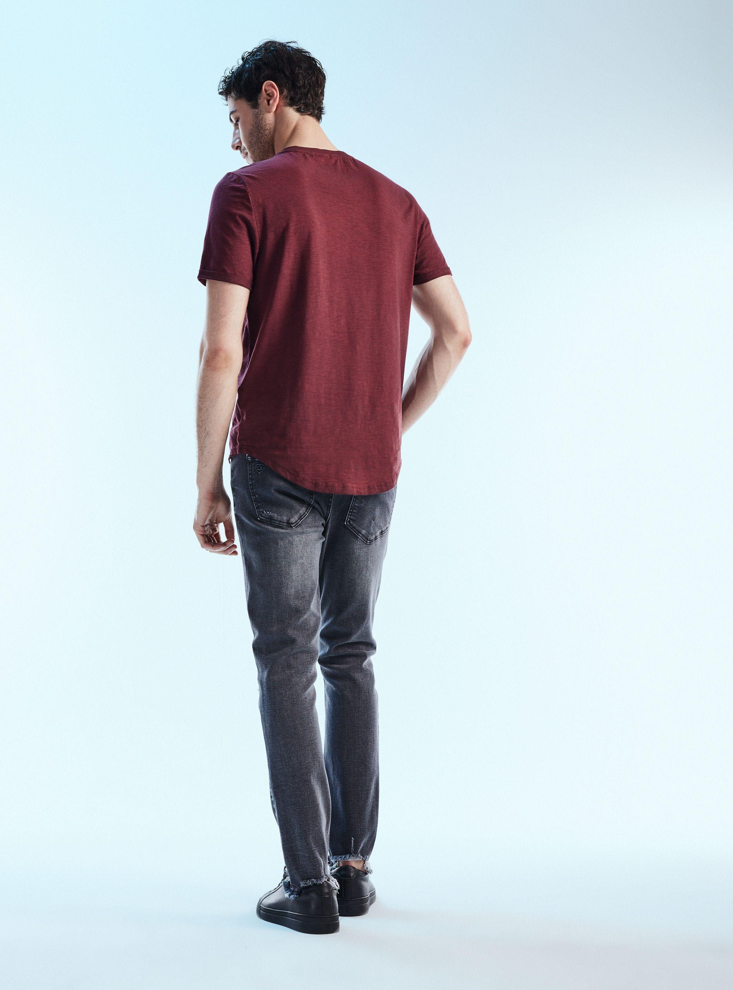 Jeans Skinny Roturas Rodilla Bota-5