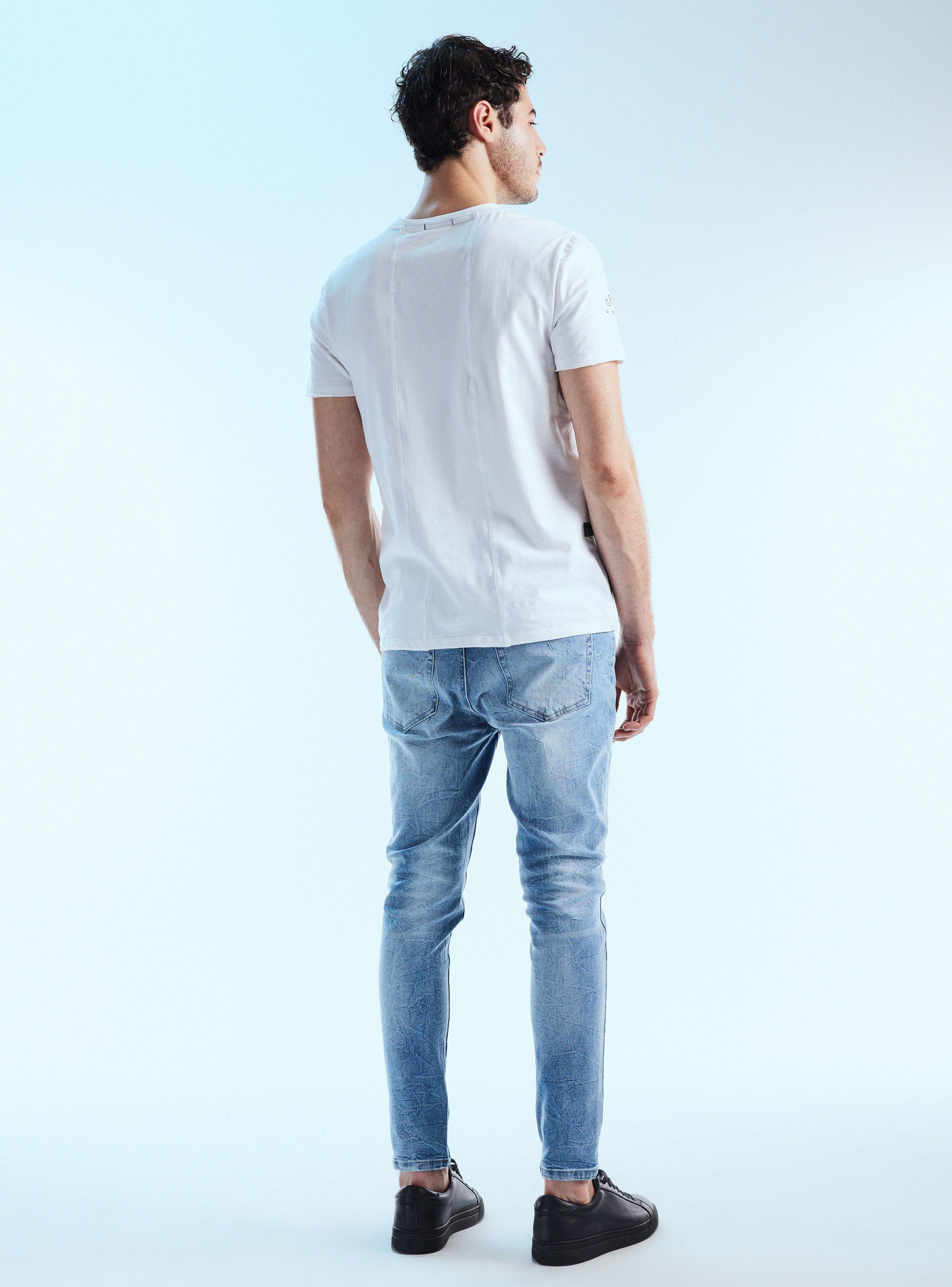 Polera ED Hardy Longfit Estampado Pez Koi Manga-4