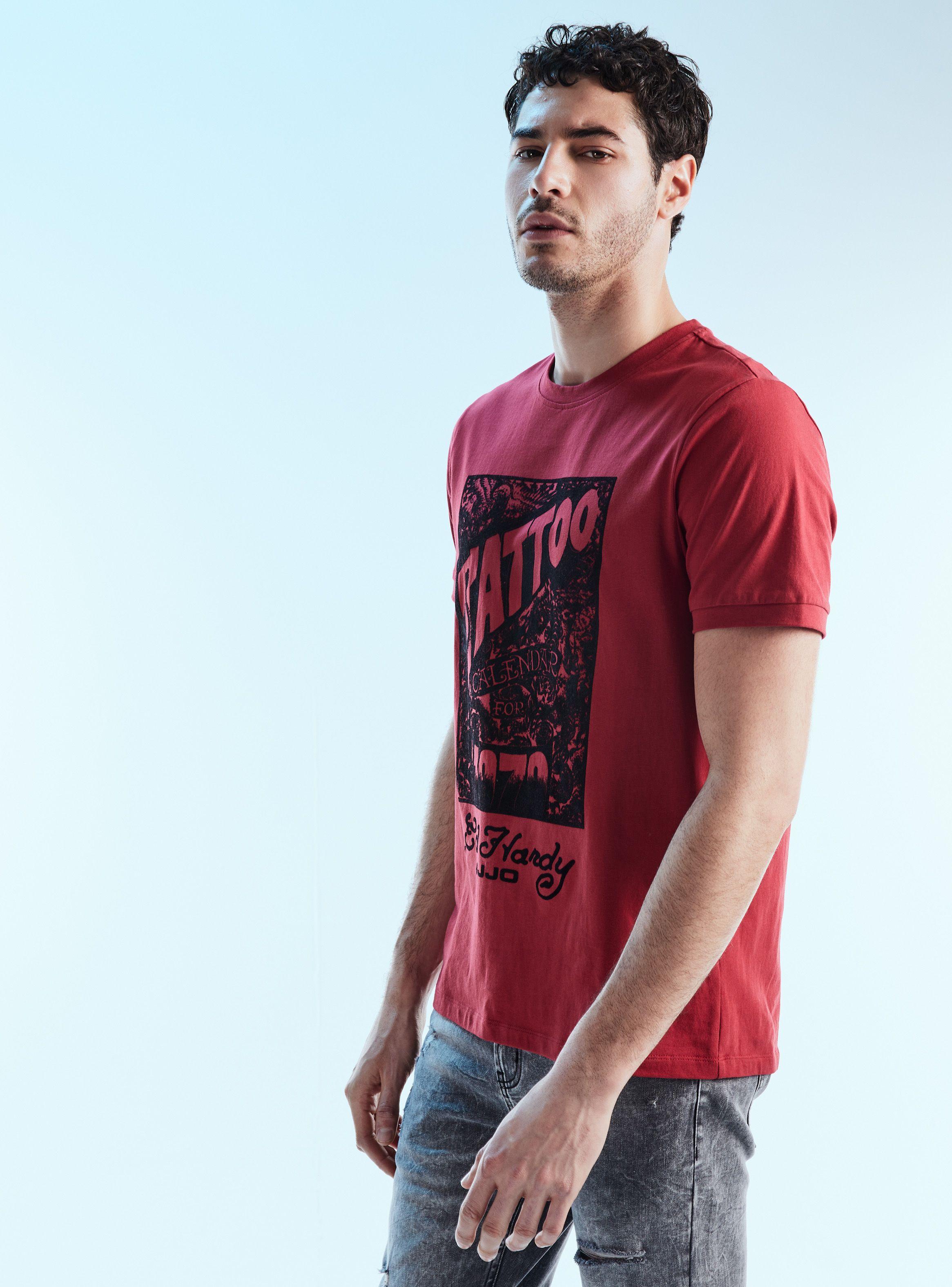 Polera Ed Hardy Print Terciopelo-0