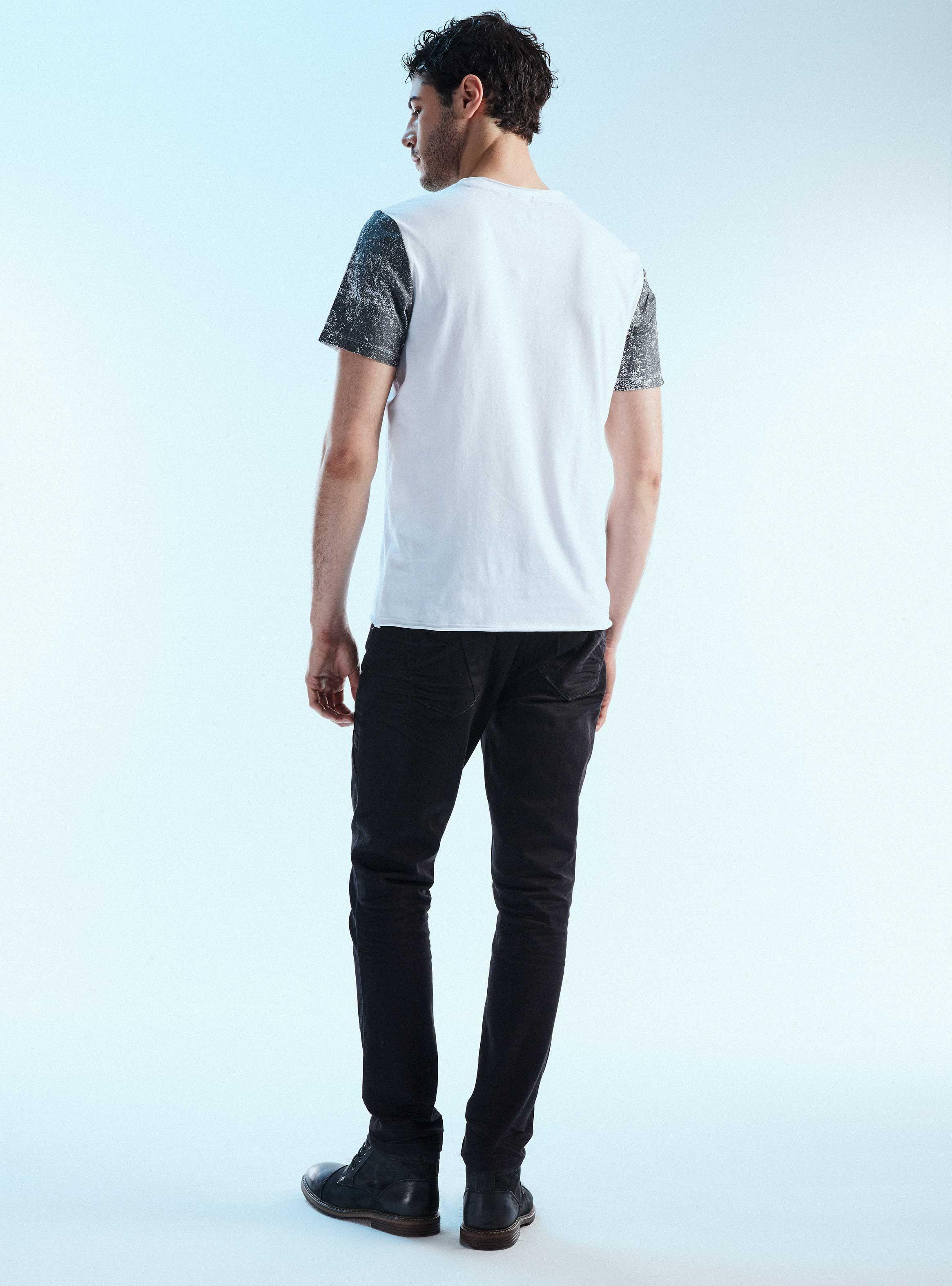 Polera Medio Full Print Metalizado-5