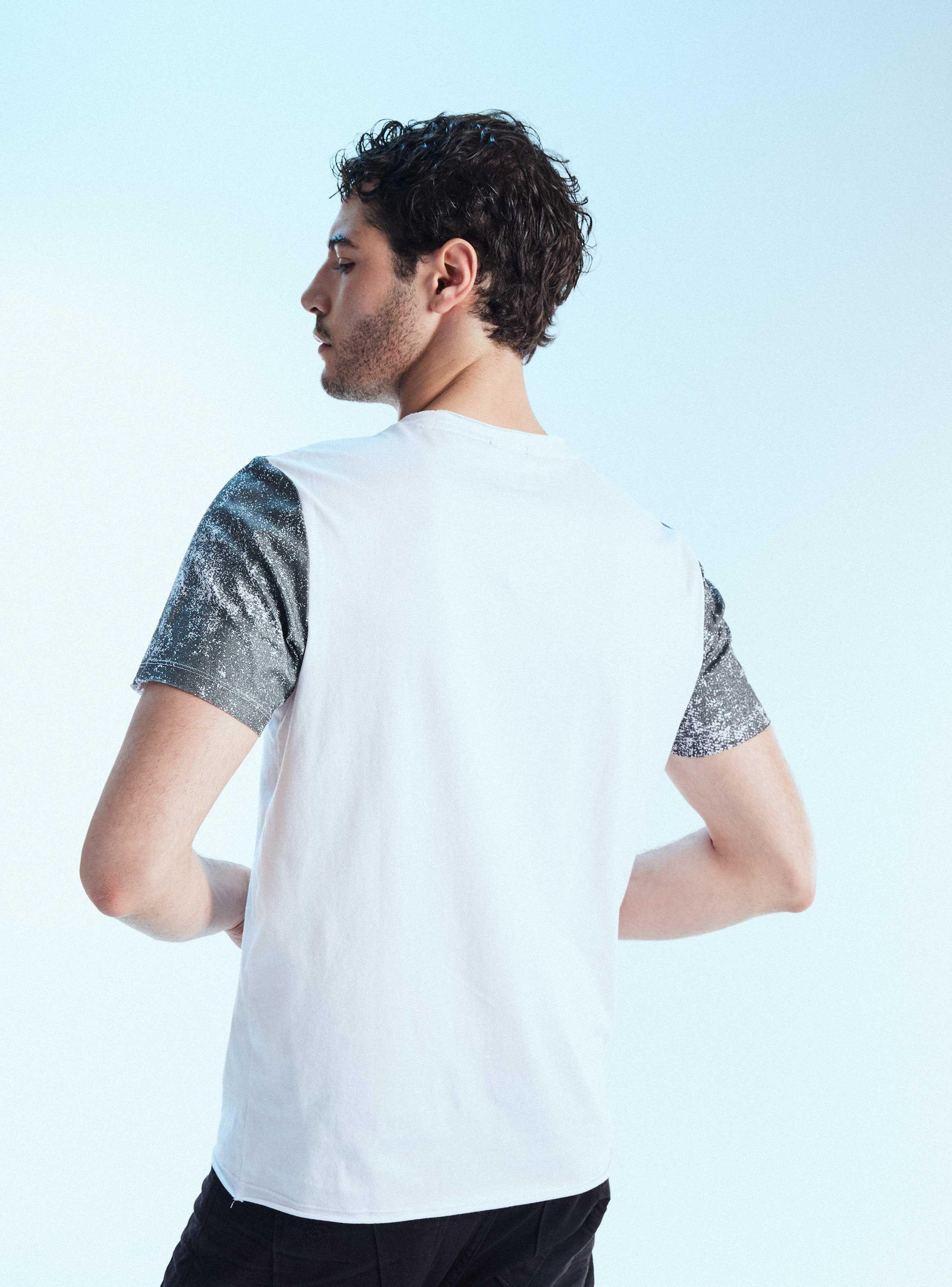 Polera Medio Full Print Metalizado-1