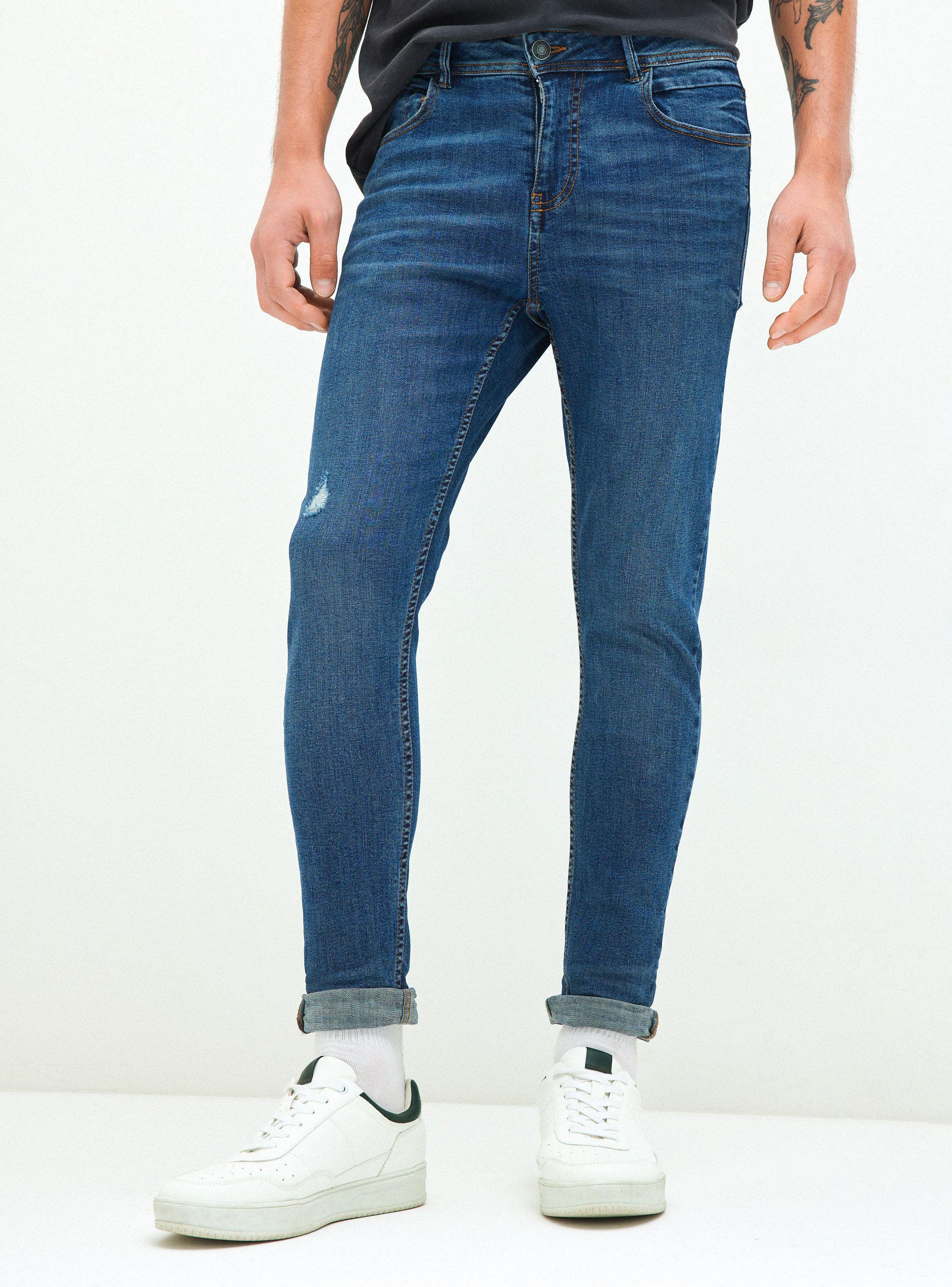 Jeans Rasguño Skinny Fit-0