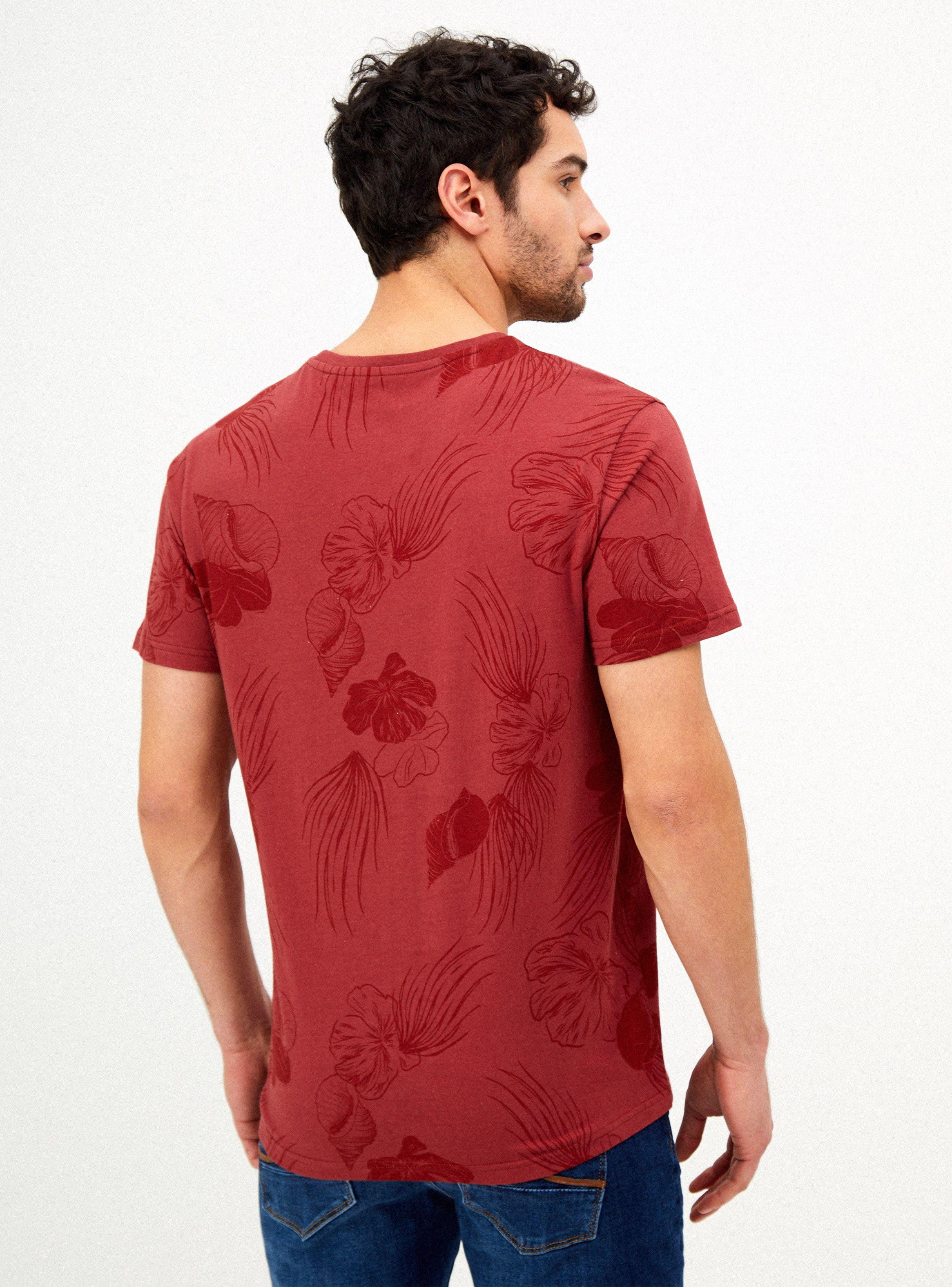 Polera Crew Neck Estampada Manga Corta-1