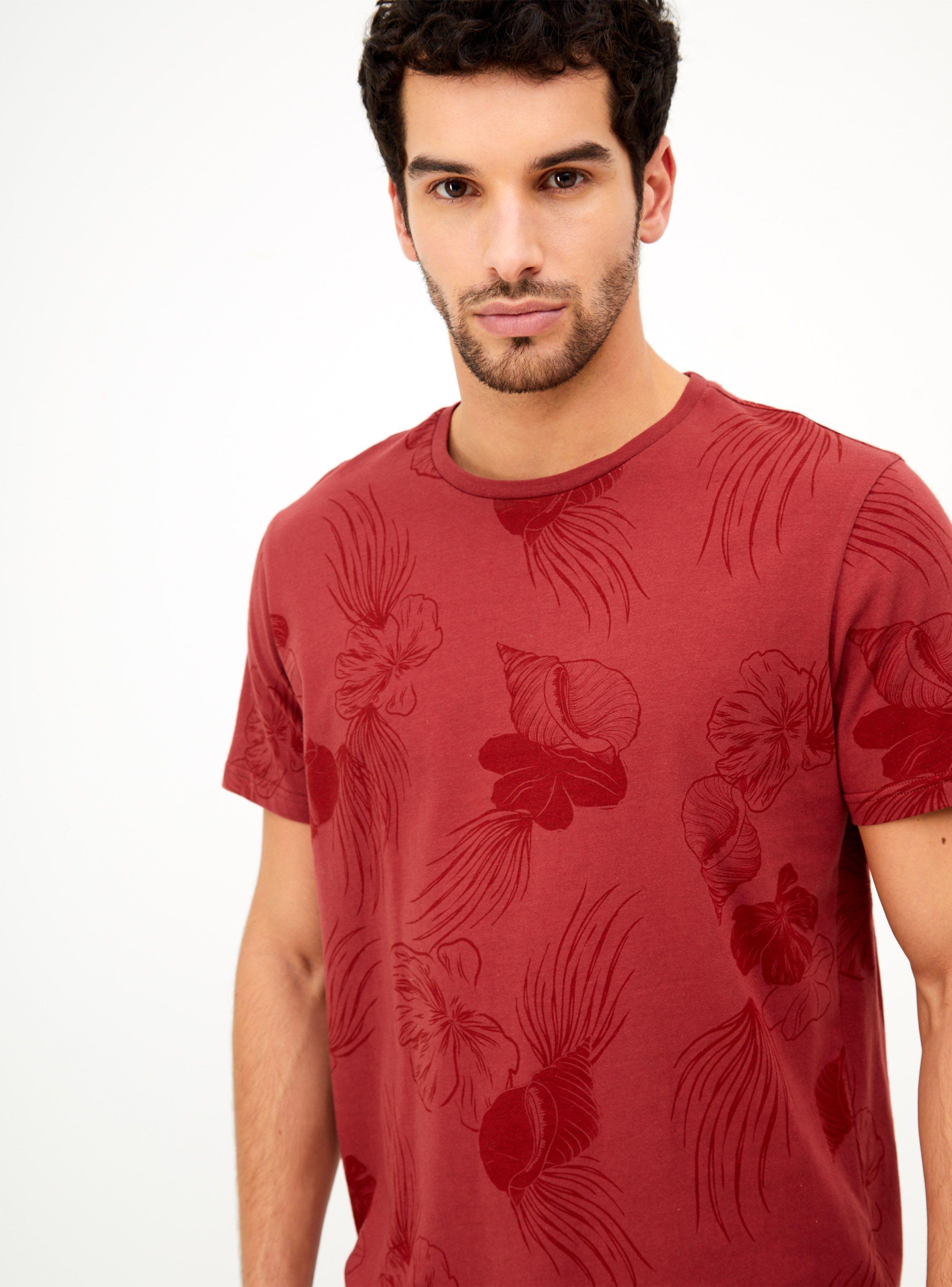 Polera Crew Neck Estampada Manga Corta-2