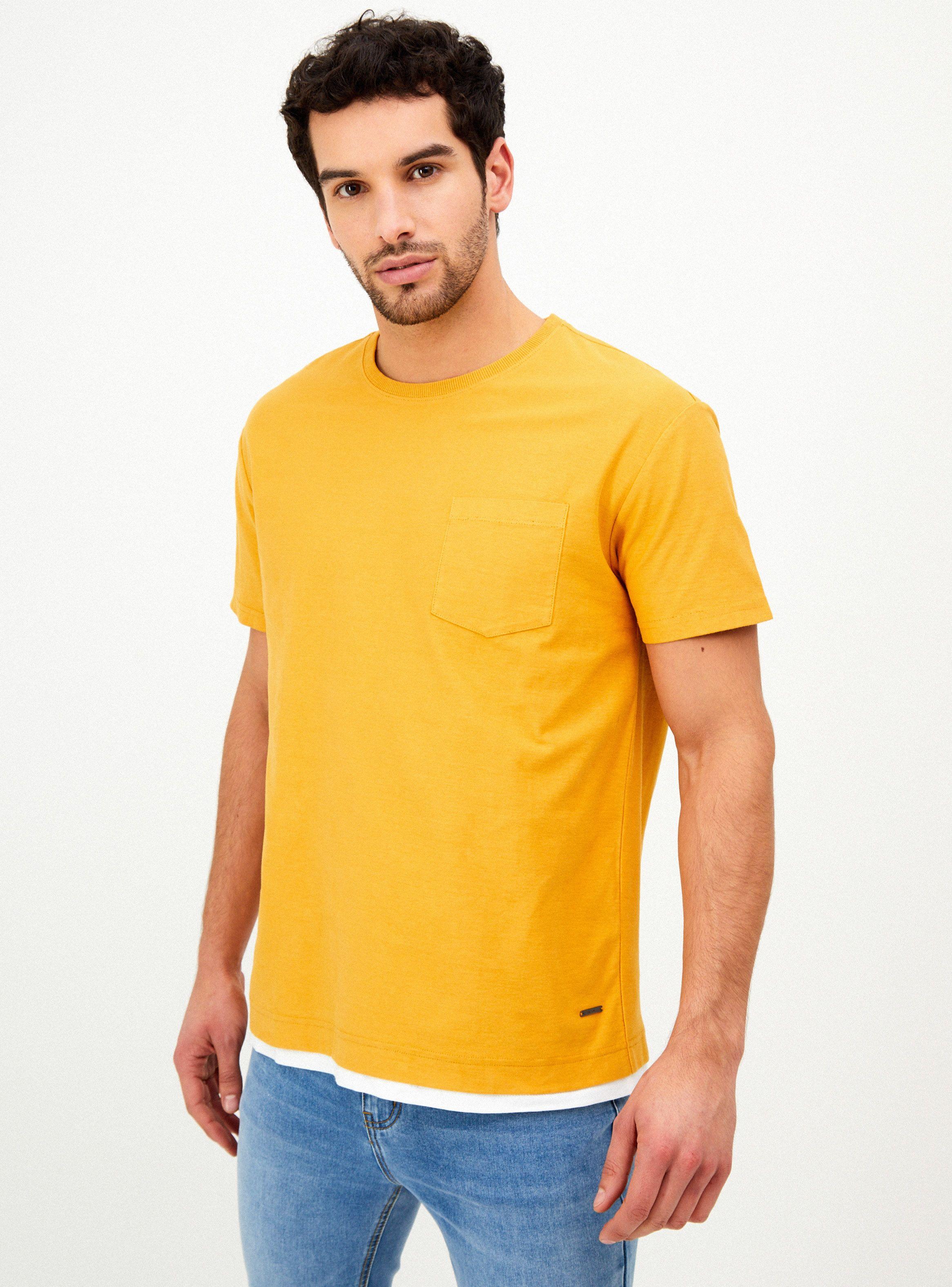 Polera Oversize Lavada con Bolsillo-0
