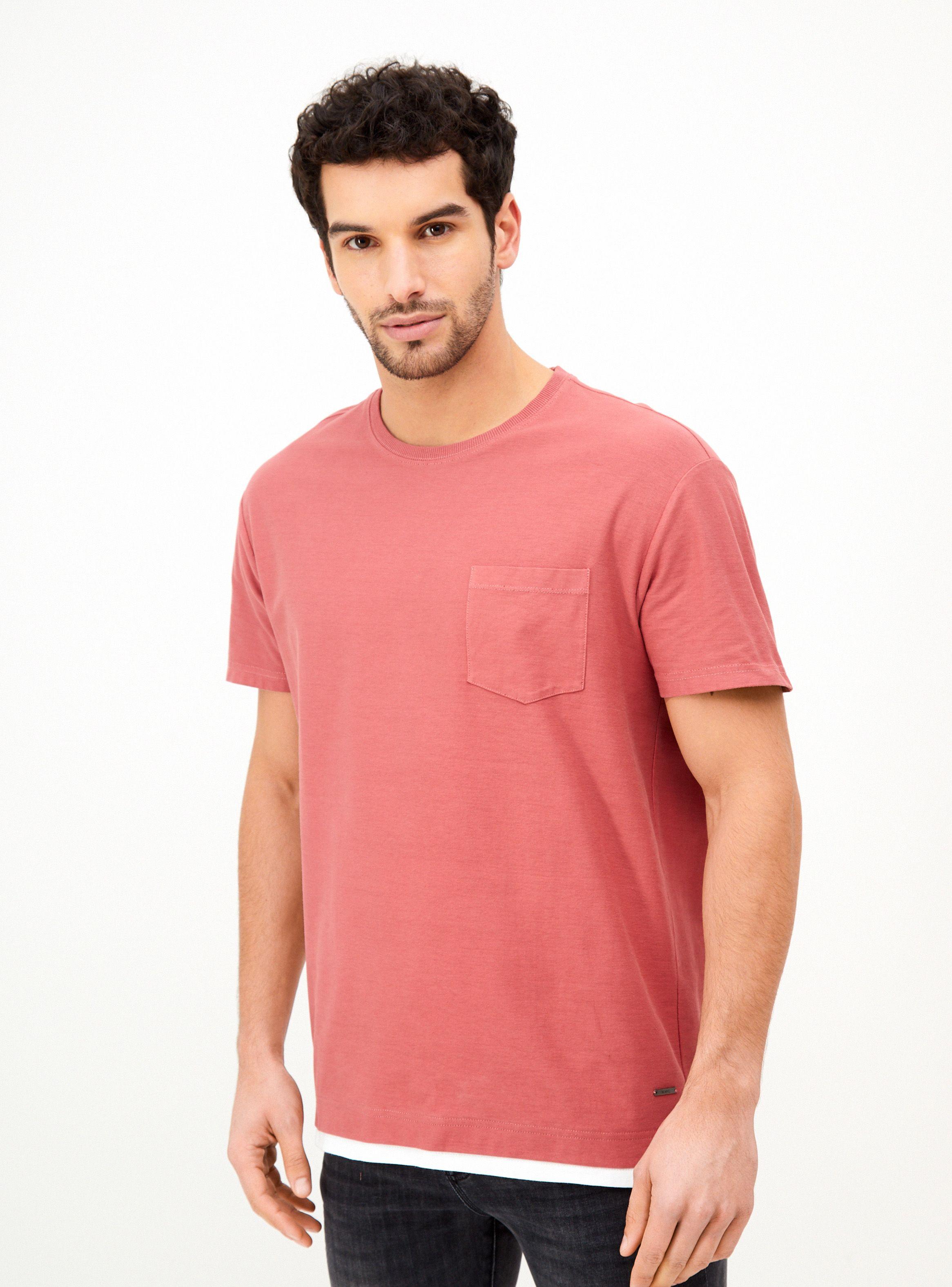 Polera Oversize Lavada con Bolsillo-0