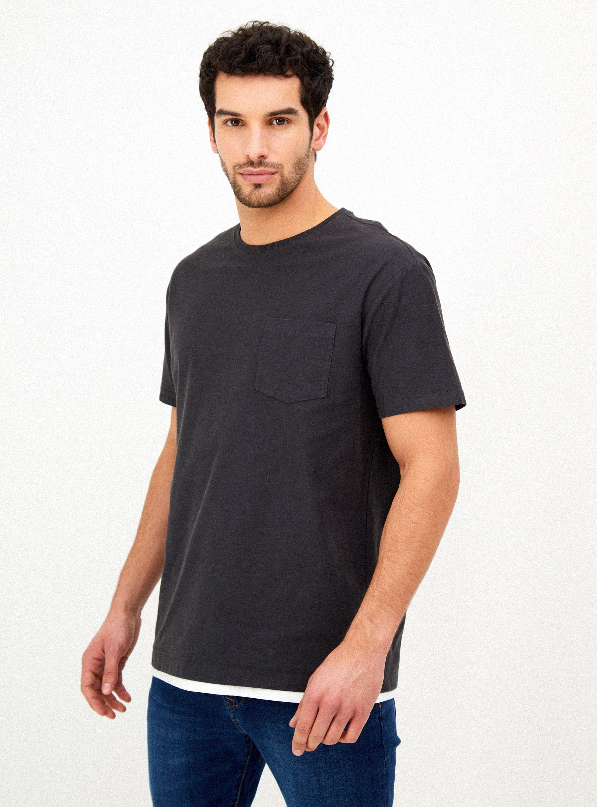 Polera Oversize Lavada con Bolsillo-0