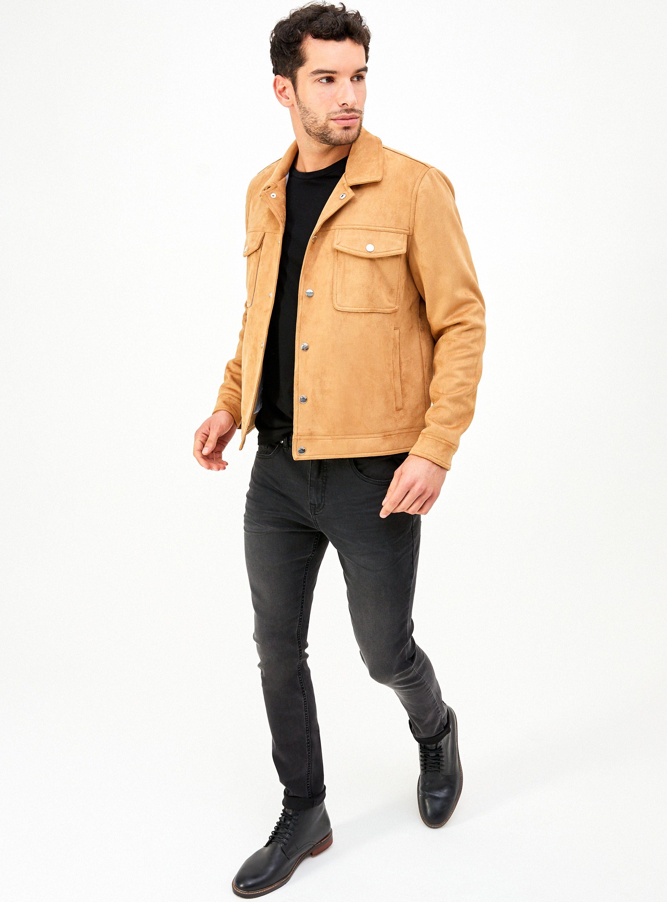 Chaqueta Trucker Eco Gamuza-0