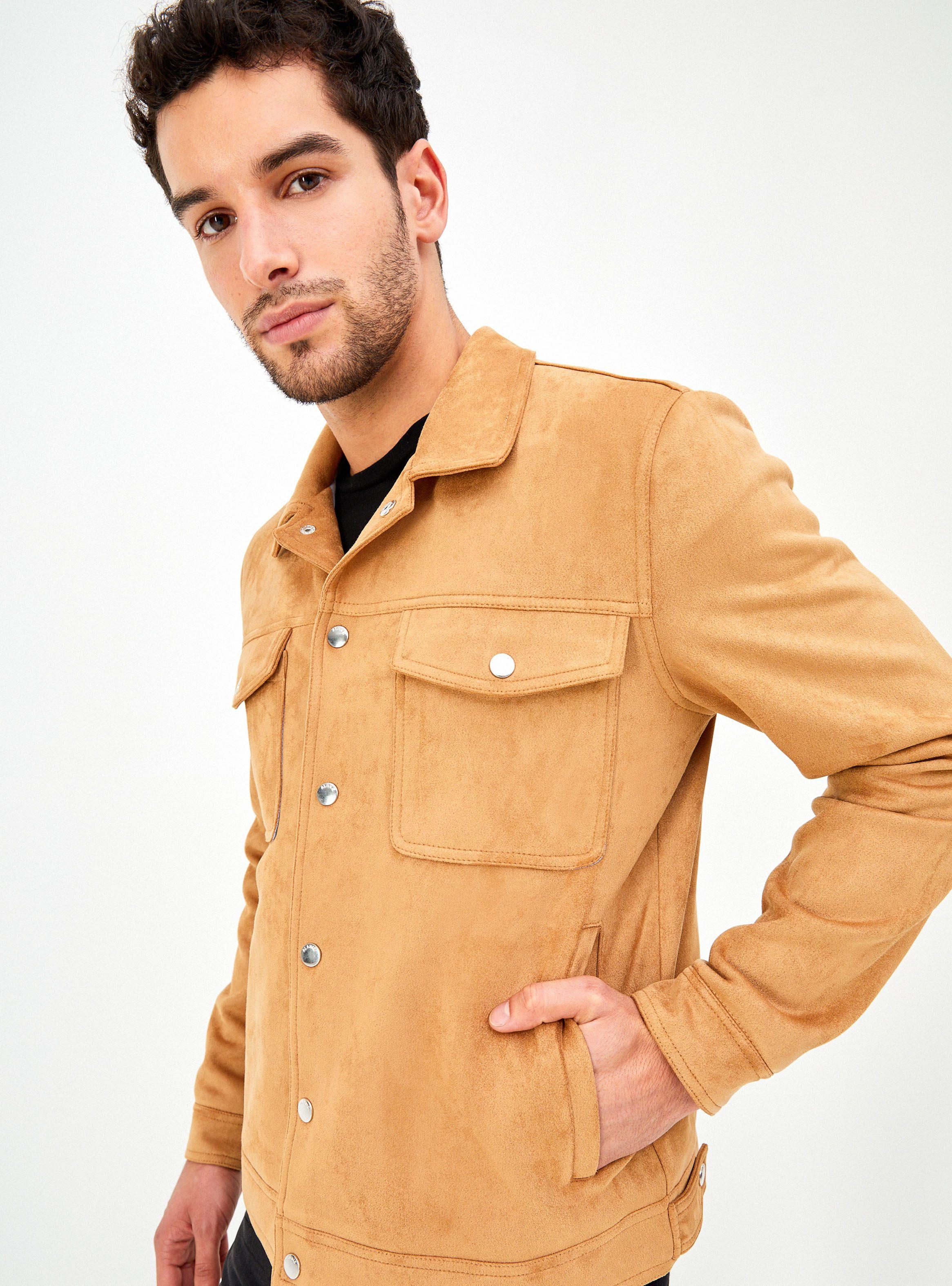 Chaqueta Trucker Eco Gamuza-2