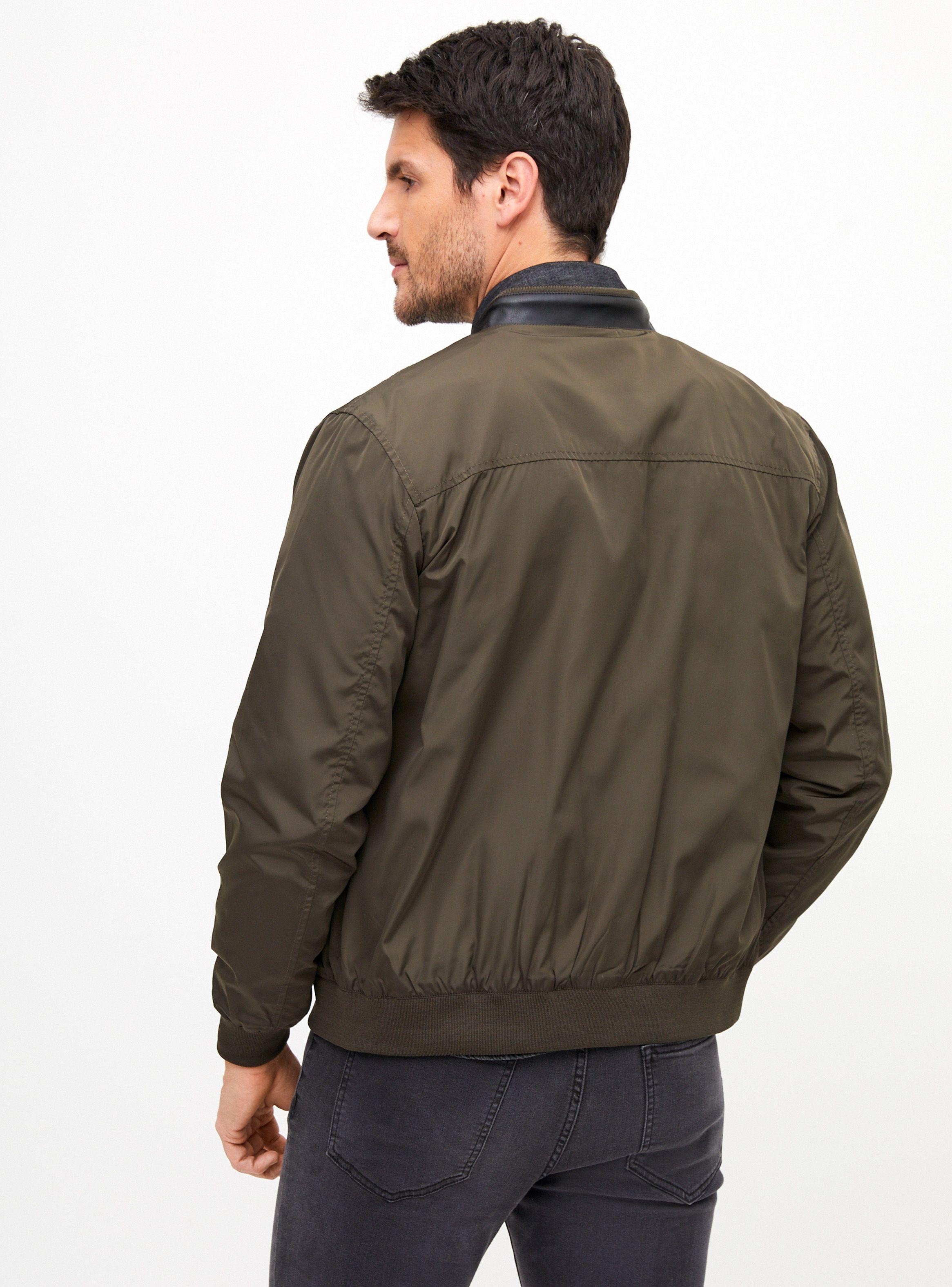 Chaqueta Detalles de Eco Cuero Zipper-1
