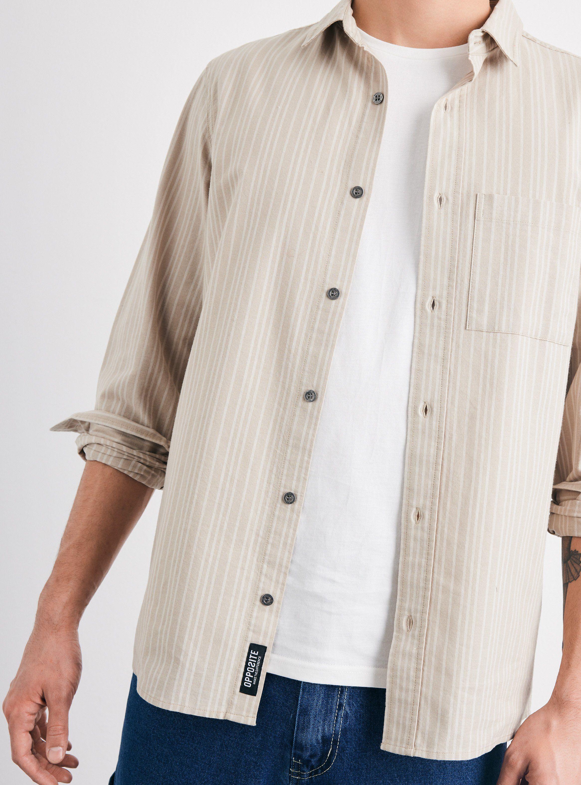 Camisa de Vestir Tejida Rayas Regular-3