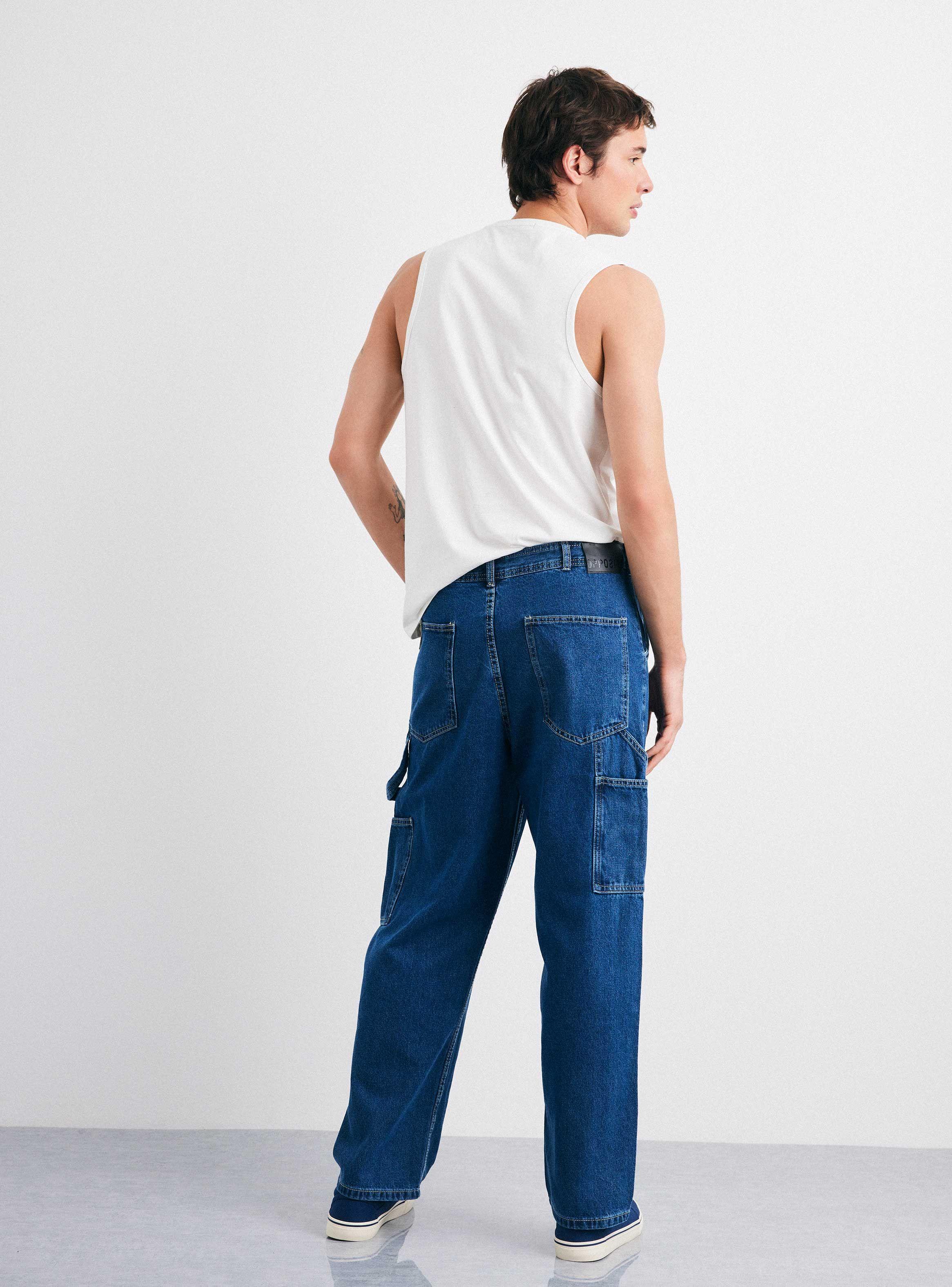 Jeans Carpintero Mezclilla-5
