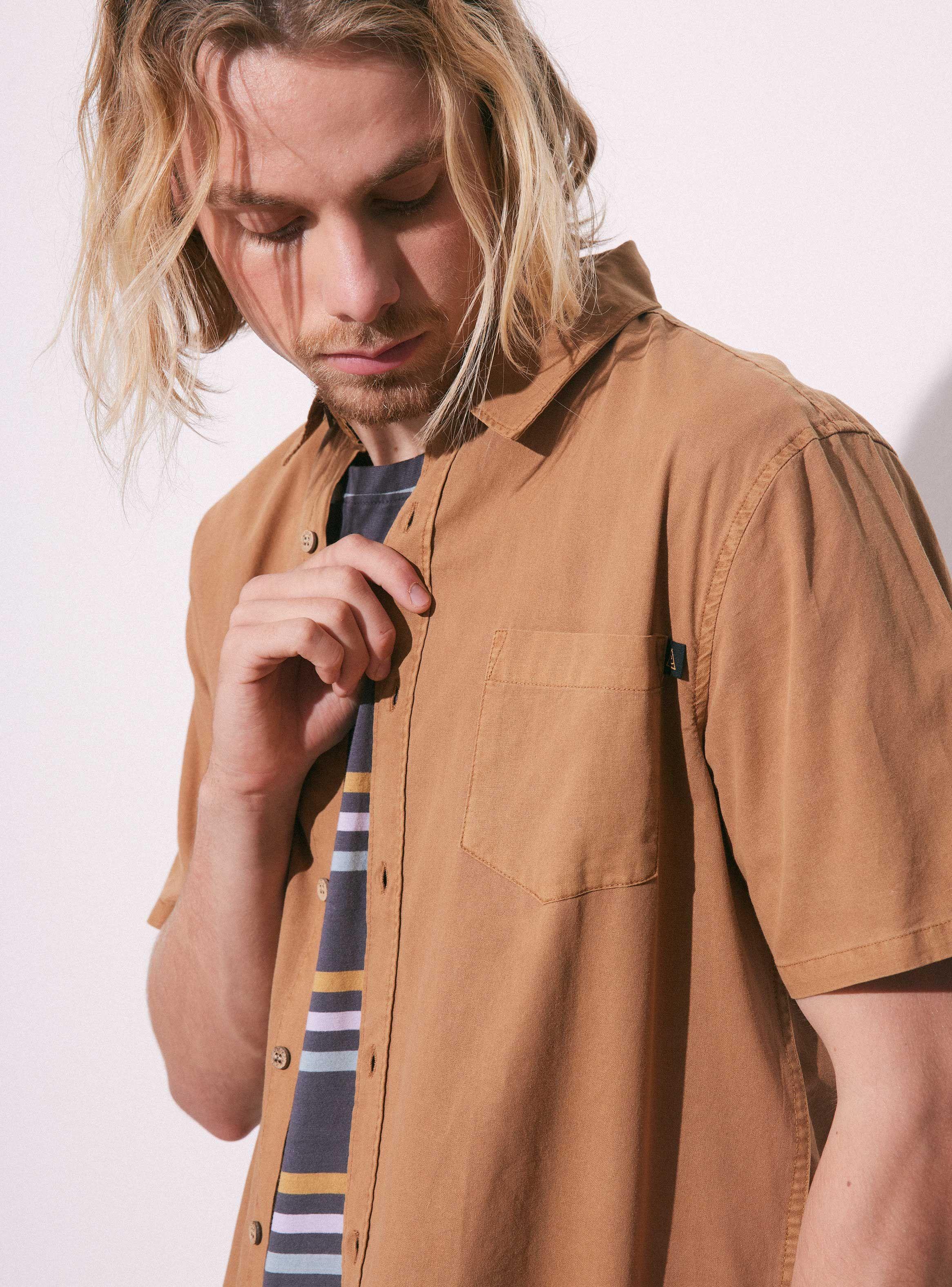 Camisa Lavada Garment Dye-2