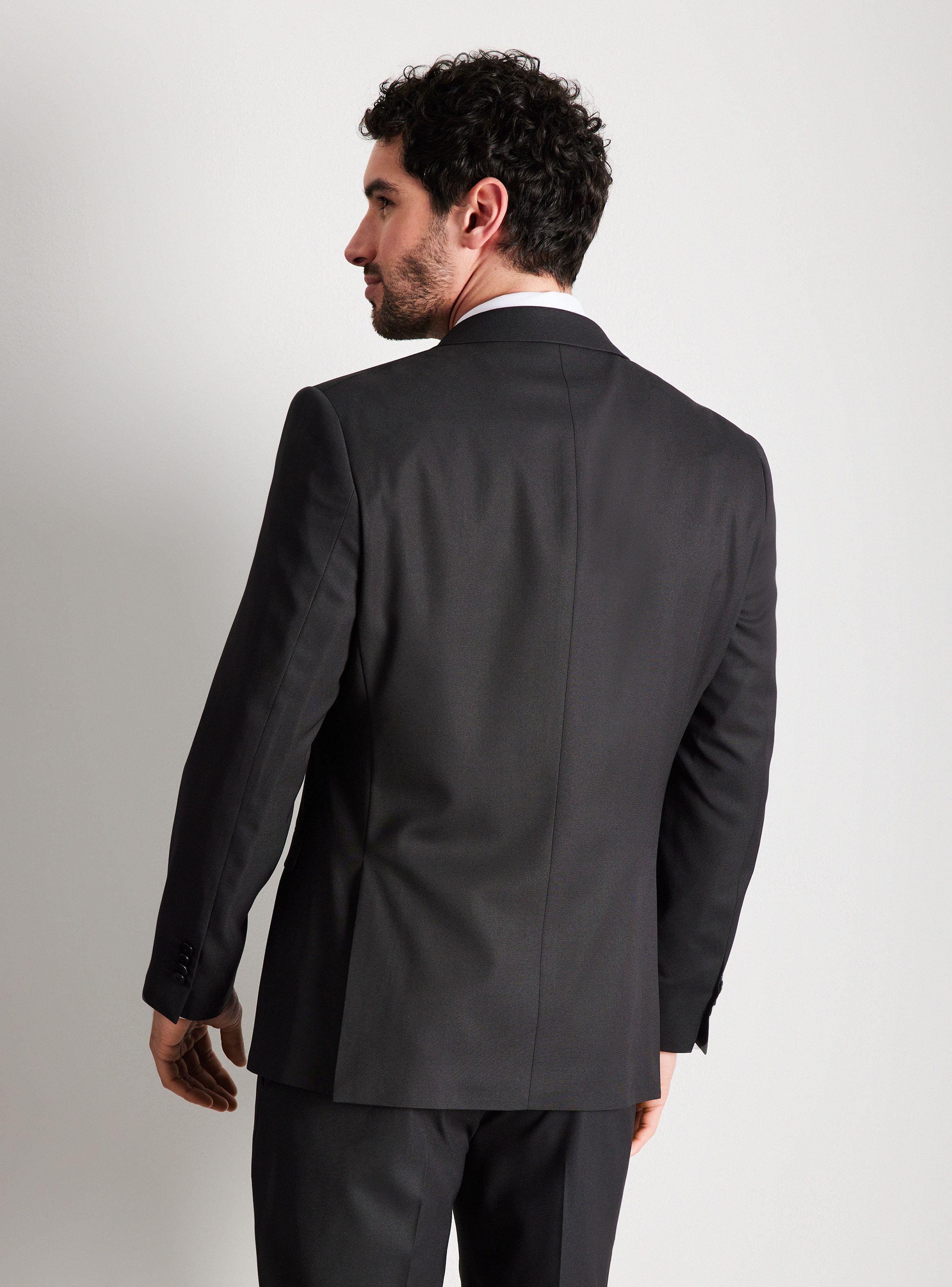 Traje Recto Tela Elastano Slim Fit-1