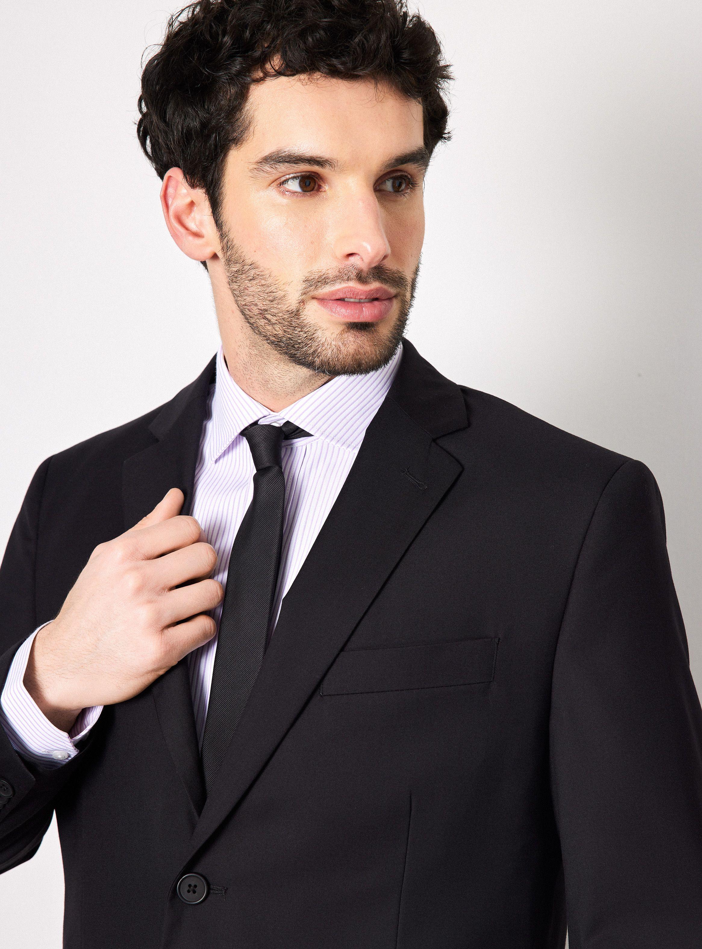 Traje Recto Regular Fit Liso-2