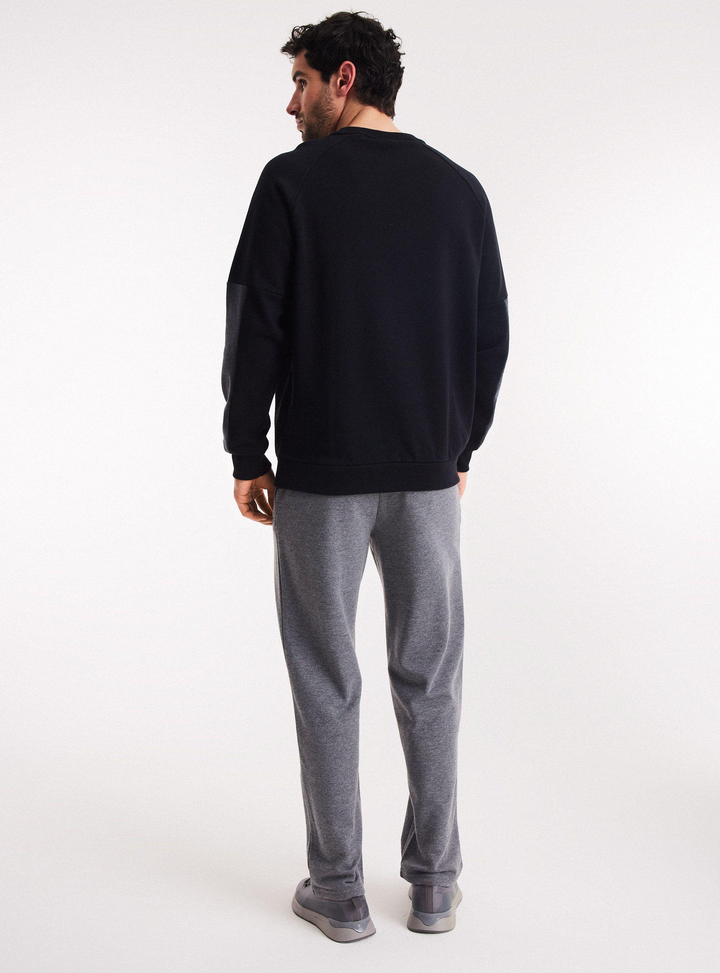 Polerón Crew Neck Paneles Contrastes de Spalding
