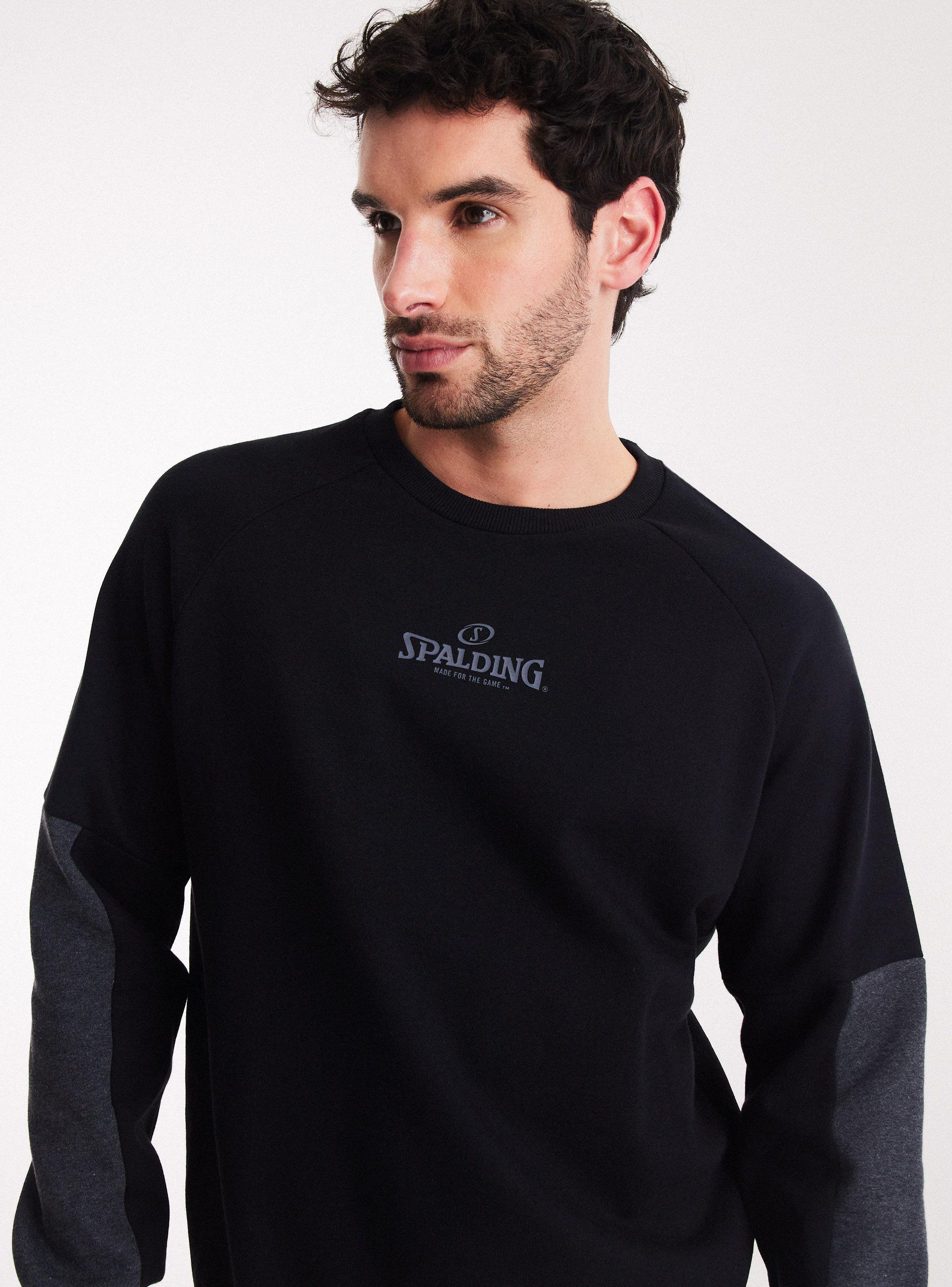 Polerón Crew Neck Paneles Contrastes de Spalding