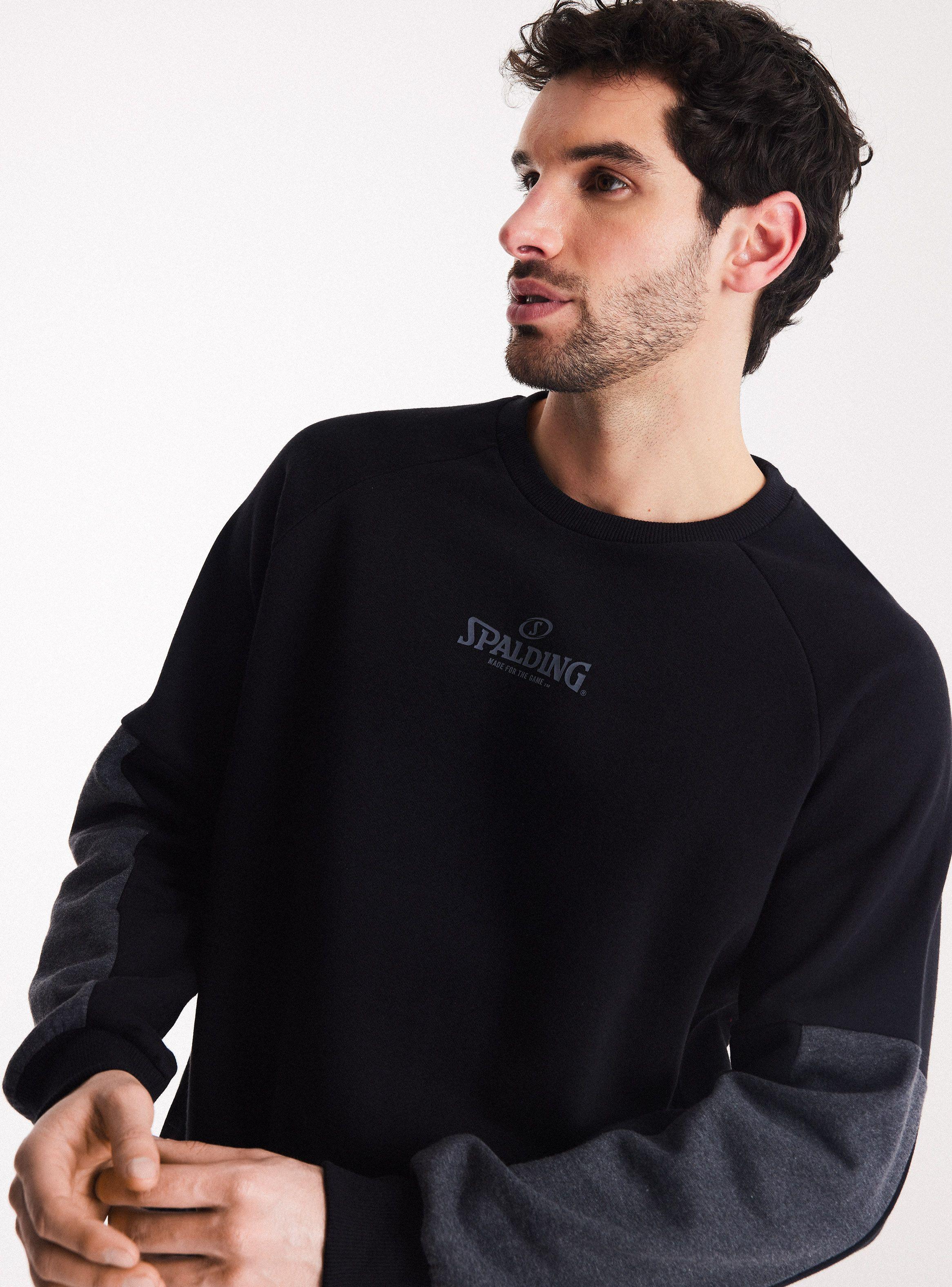 Polerón Crew Neck Paneles Contrastes de Spalding