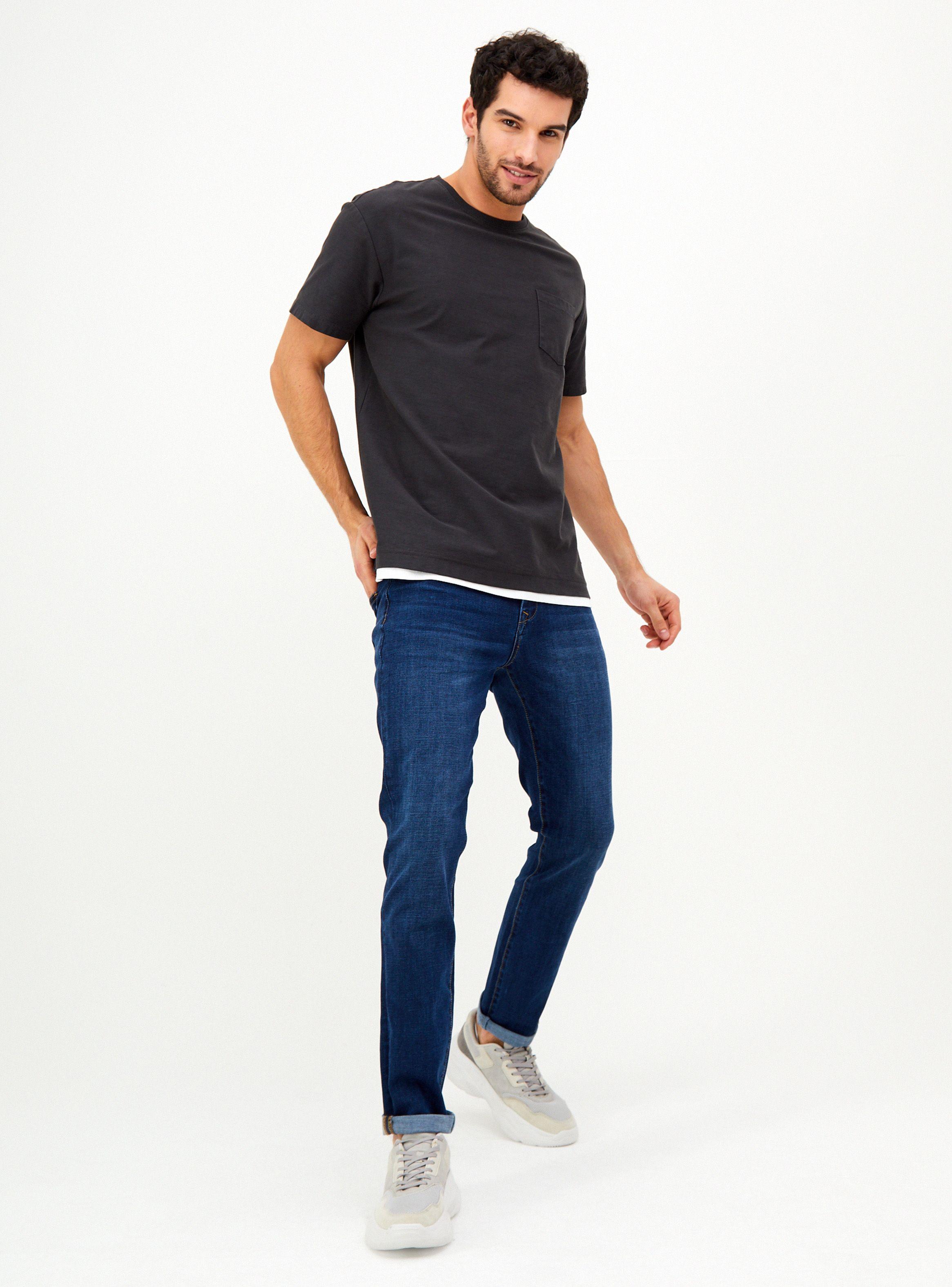 Jeans Skinny Fit con Piping-3