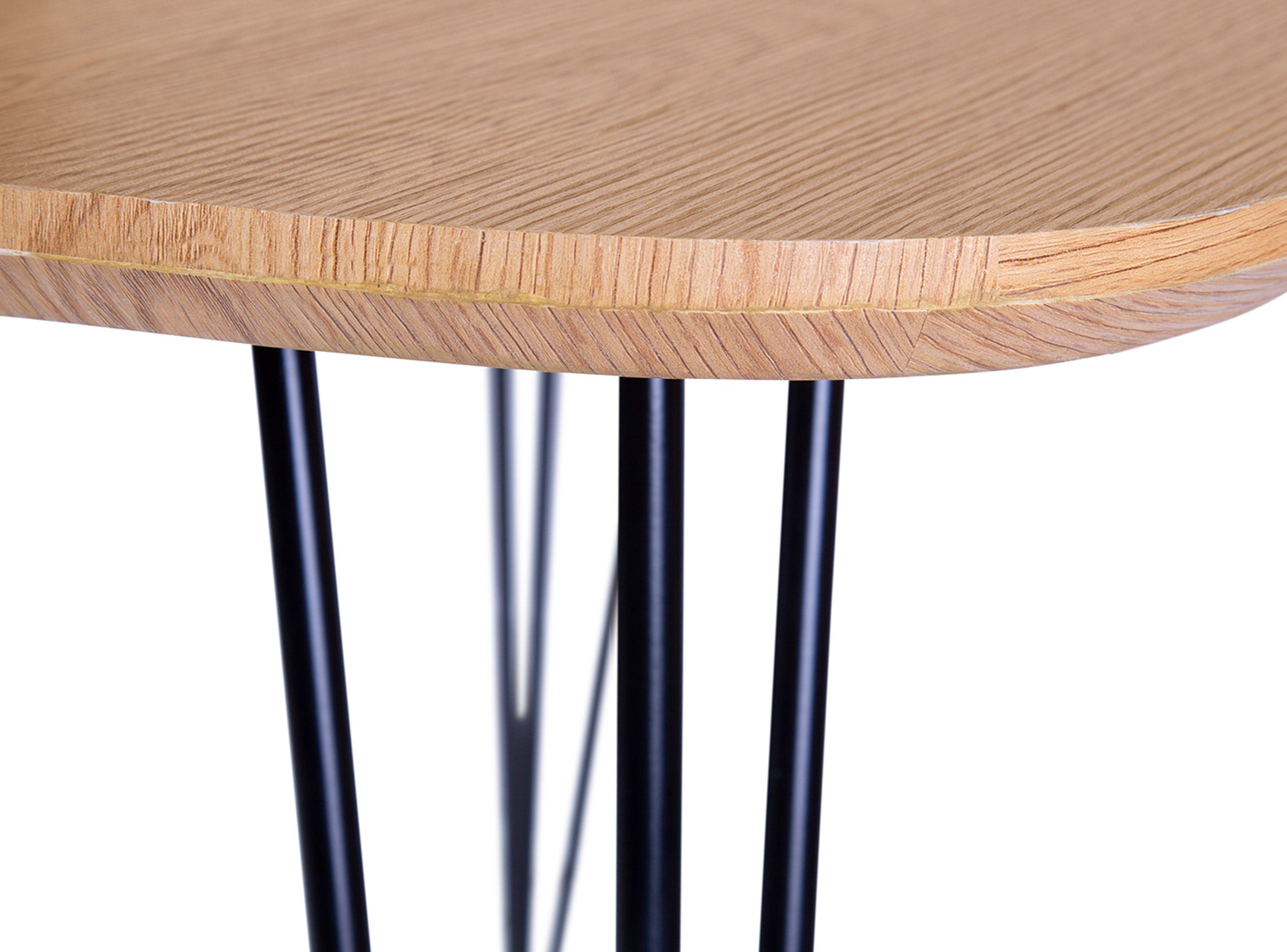 Mesa Asimétrika de Comedor Hairpin Rectangular 120 cm-5