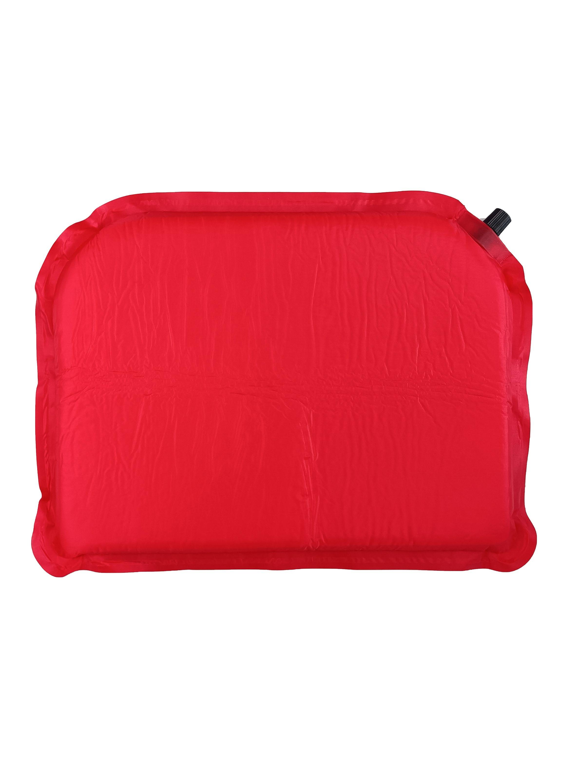 Almohada Autoinflable Camping Roja-2